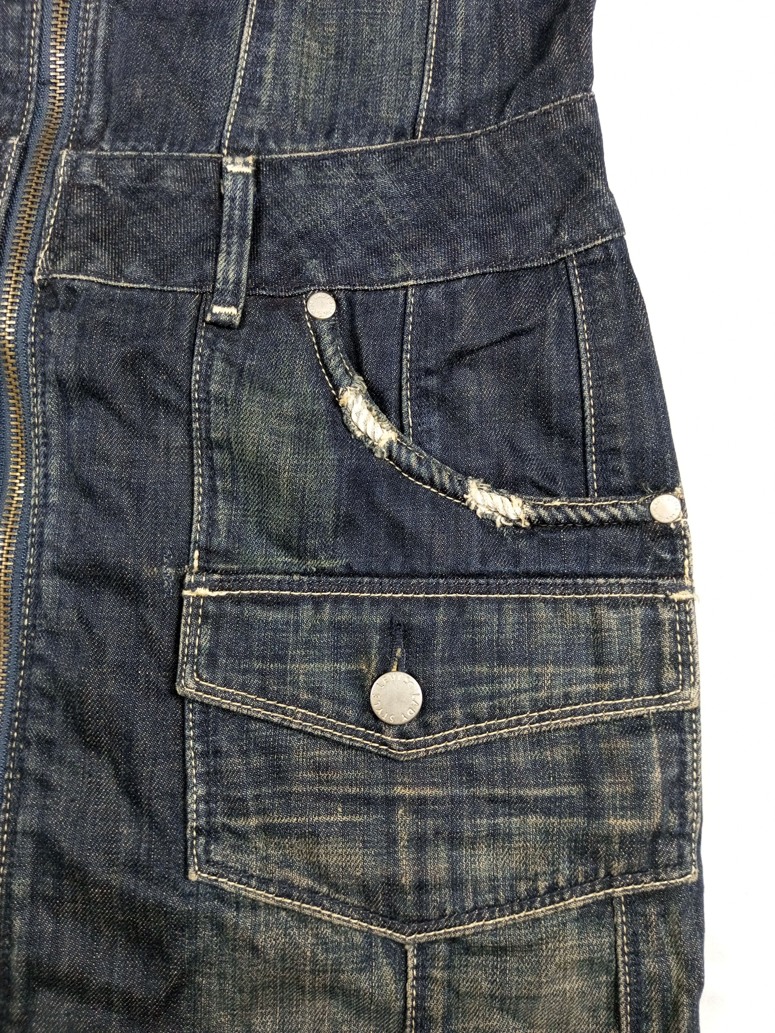 Levi's Vintage Levi’s Lady Sleeve less Denim Size M / US 6-8 / IT 42-44 - 4 Thumbnail
