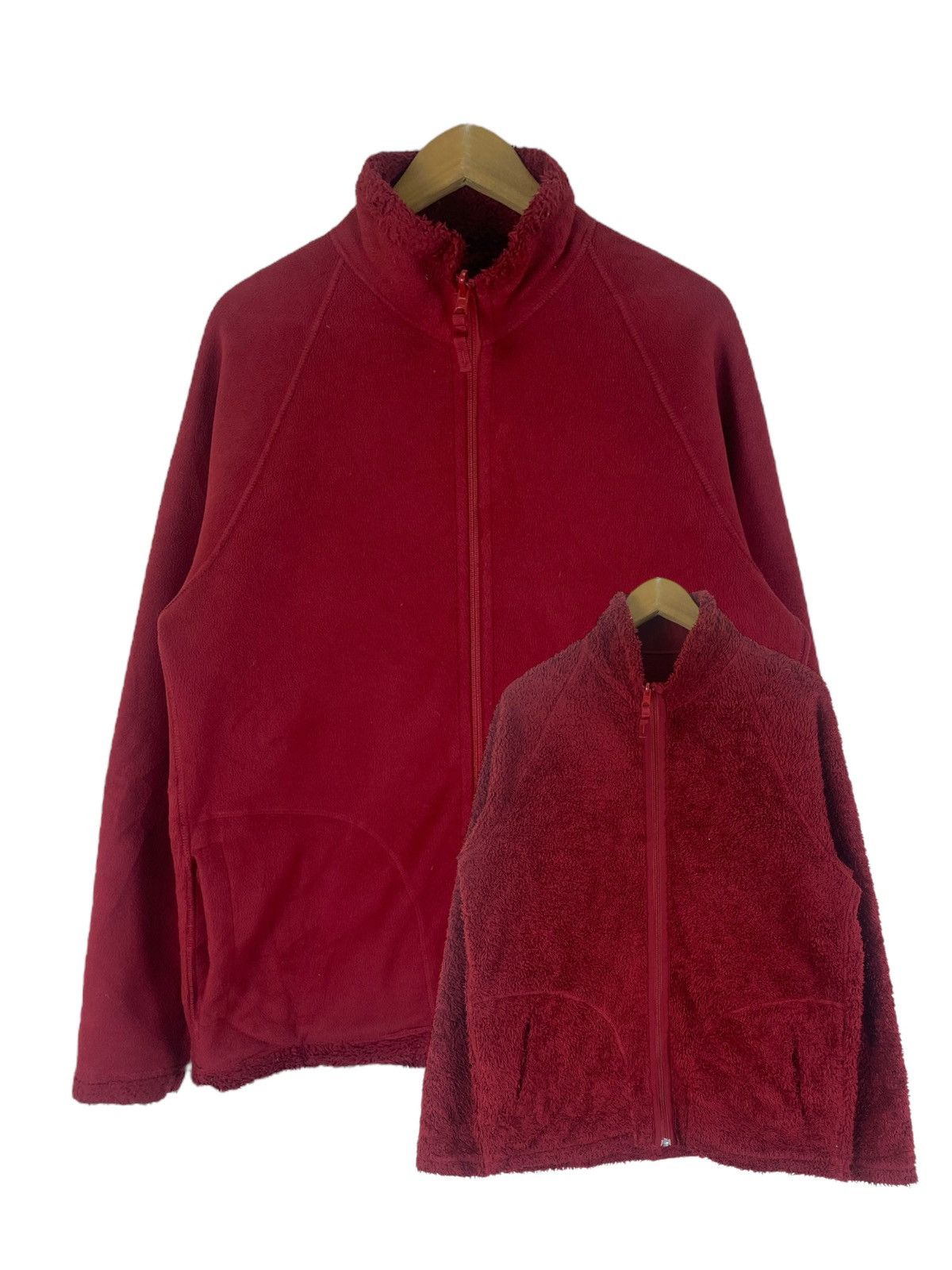 Uniqlo Uniqlo Reversible Fleece Inner Sherpa Sweater Size US XL / EU 56 / 4 - 1 Thumbnail
