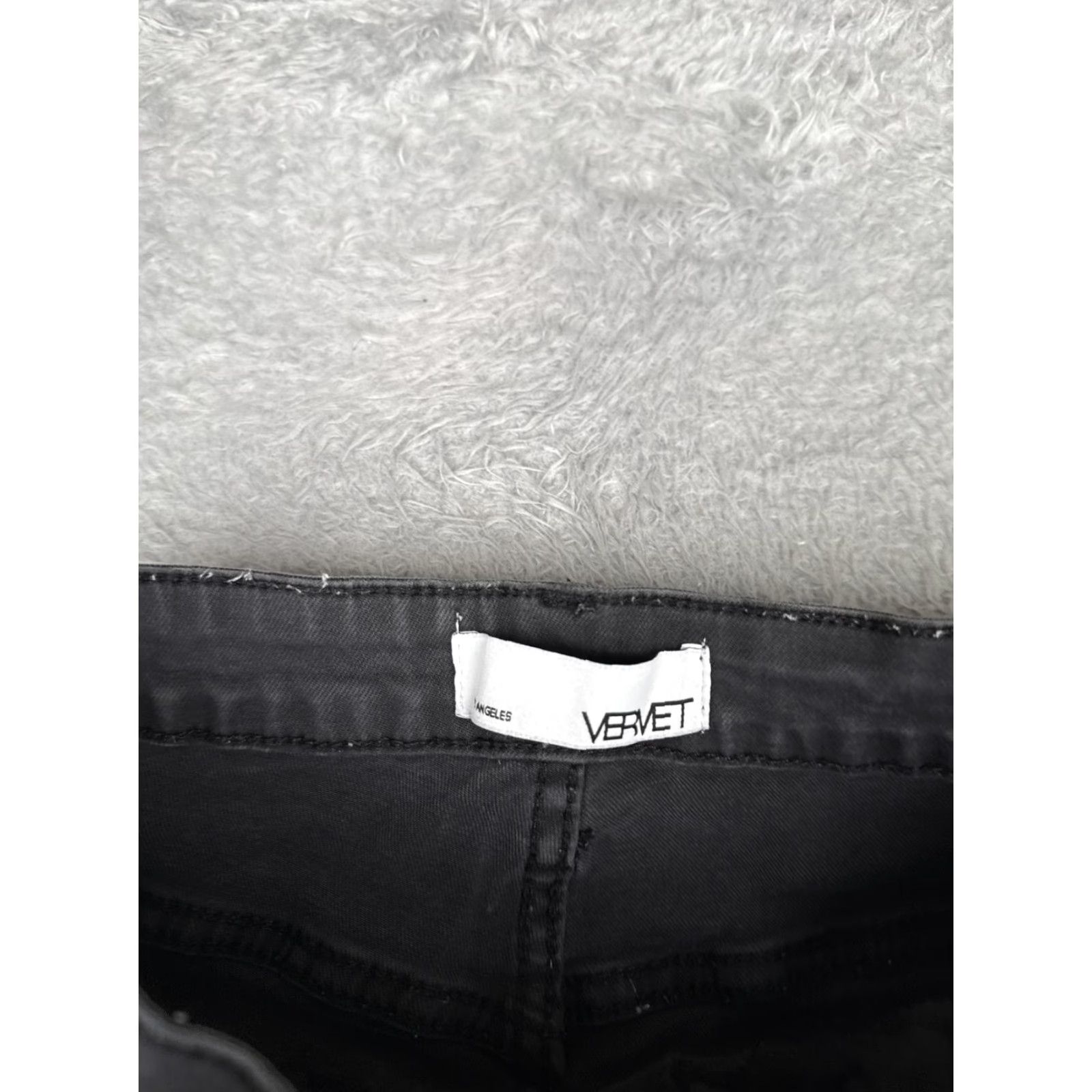 Denime VERVET Jeans Women's 28 Gray Charcoal Wash Mid Rise Wide-Leg Crop 28x25 Denim Size 28" / US 6 / IT 42 - 6 Thumbnail