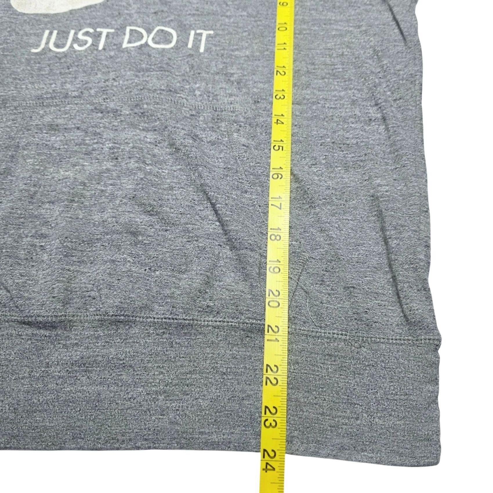 Nike Nike Women's Sportswear Carbon Heather Sail Hoodie Size L Front Pocket Hoodie Womens Mens? Size L / US 10 / IT 46 - 4 Thumbnail