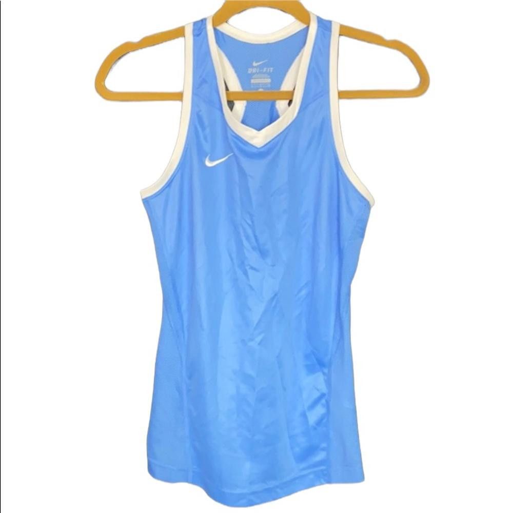 Nike Nike I Dry-Fit Light Blue Jersey Small Size ONE SIZE - 1 Thumbnail