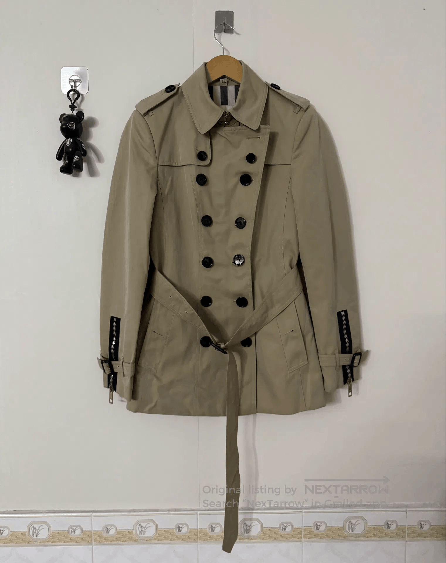 Burberry burberry double-breasted trench coat. Size S / US 4 / IT 40 - 1 Thumbnail