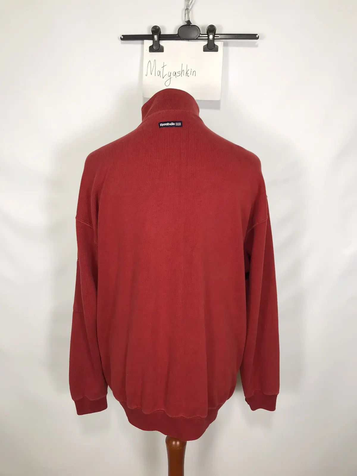 Reebok × Vintage Vintage Reebok classic 1/4 zip jumper size XL Size US XL / EU 56 / 4 - 3 Thumbnail