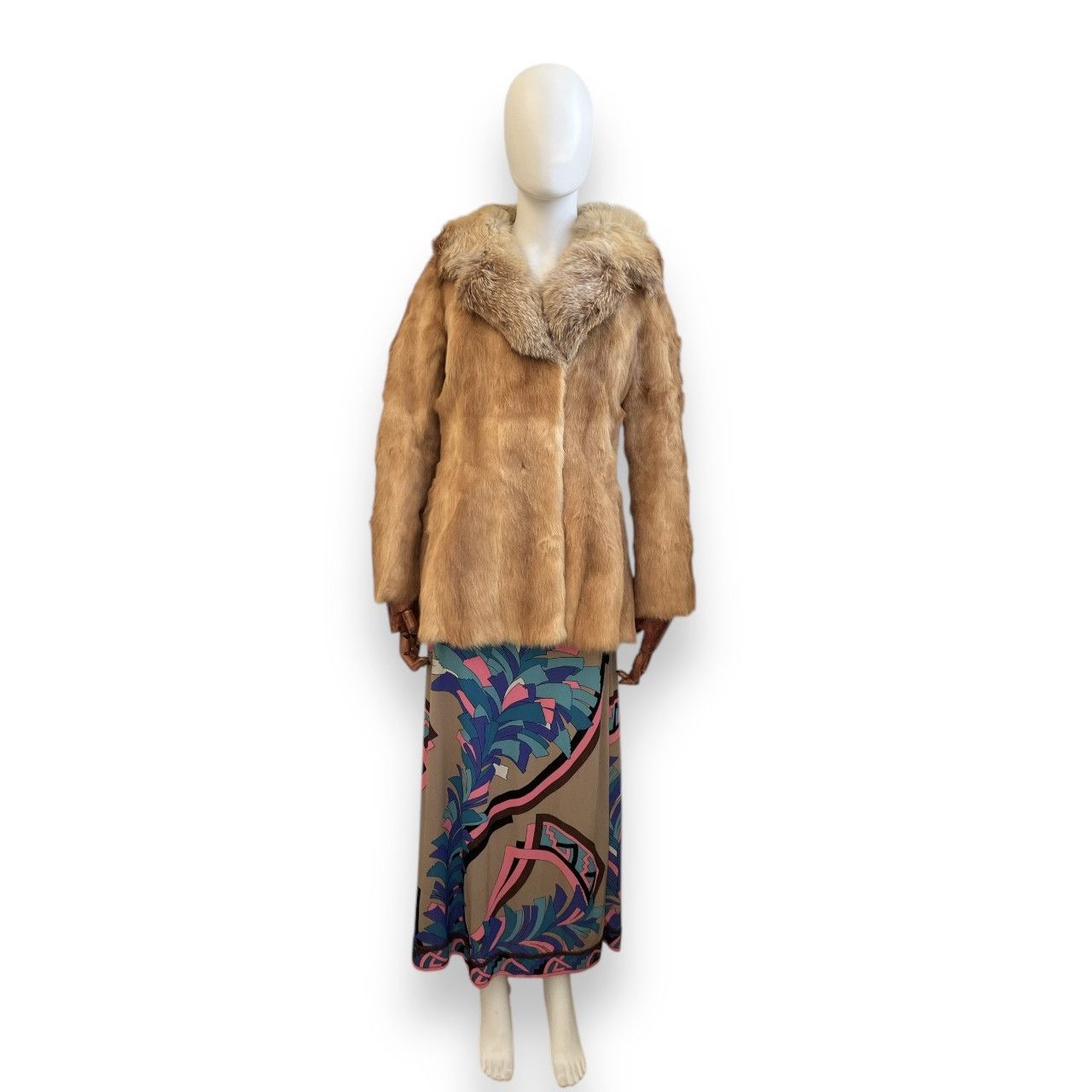Japanese Brand × Vintage Glam Fox Fur Vintage Jacket 80s Y2K Avant Garde Size S / US 4 / IT 40 - 8 Thumbnail