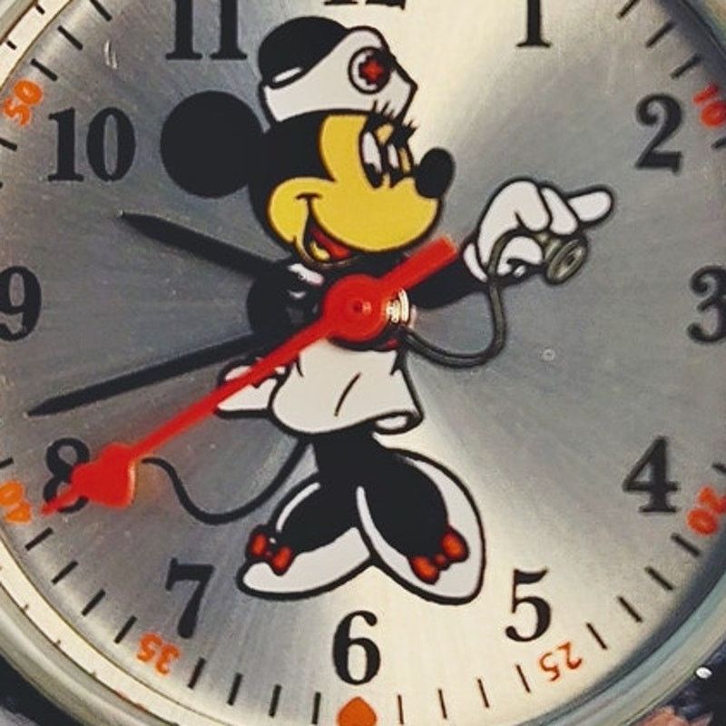Disney Disney Nurse Minnie Mouse White Watch – Silver Face Size ONE SIZE - 2 Thumbnail
