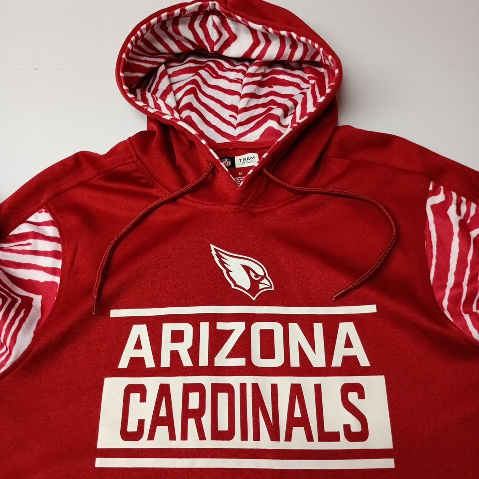 Zubaz Zubaz NFL Mens M Arizona Cardinals Zebra Accents Hoodie NWOT Size US M / EU 48-50 / 2 - 4 Thumbnail