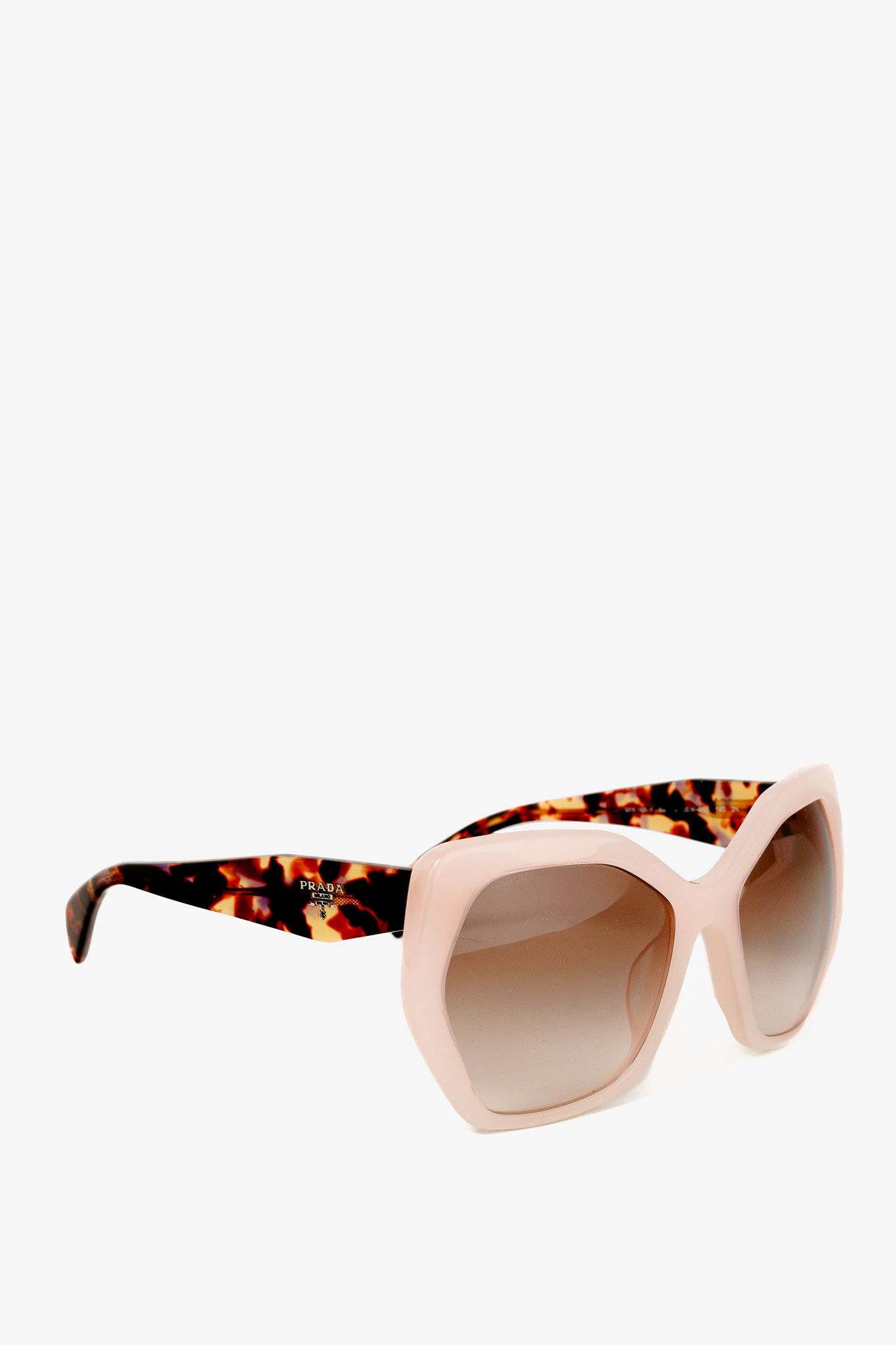 Prada Prada Heritage 16RS Pink Tortoiseshell Sunglasses Size ONE SIZE - 1 Thumbnail