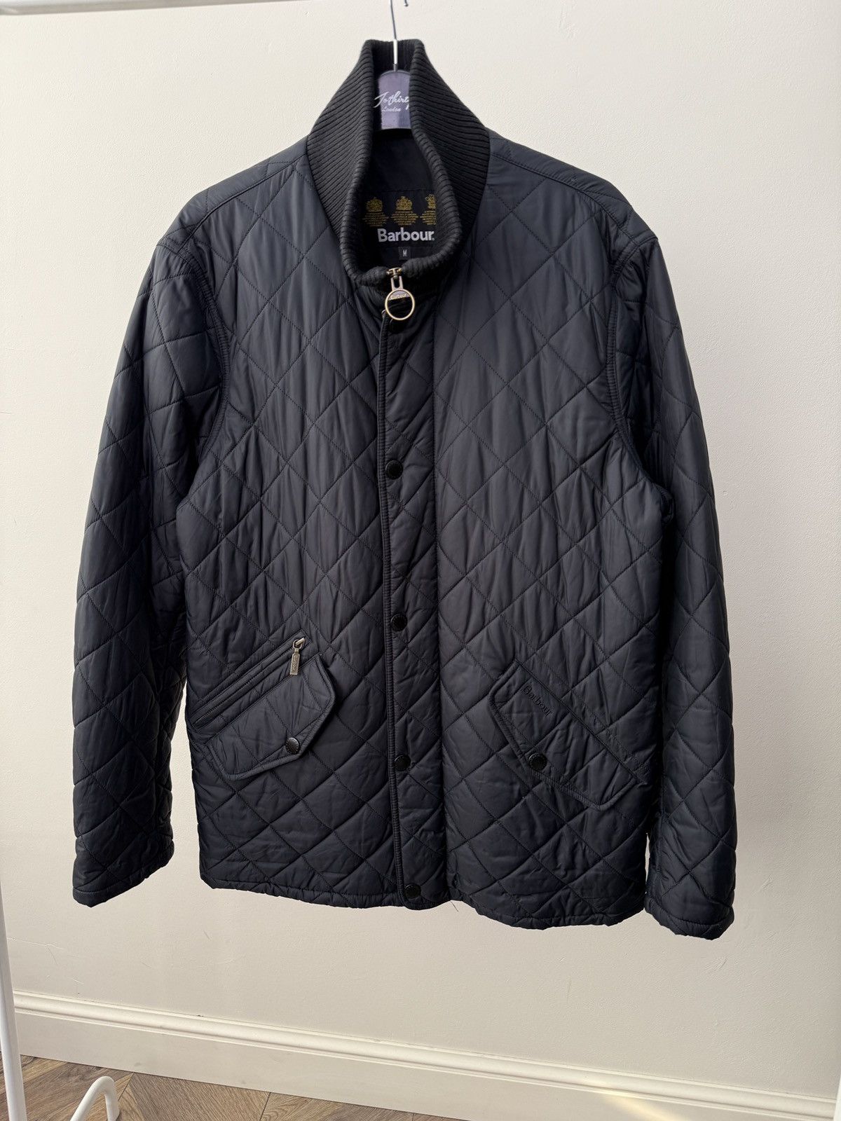 Barbour Vintage Barbour Quilted Jacket Chelsea Rib Neck Mens Size US M / EU 48-50 / 2 - 3 Thumbnail