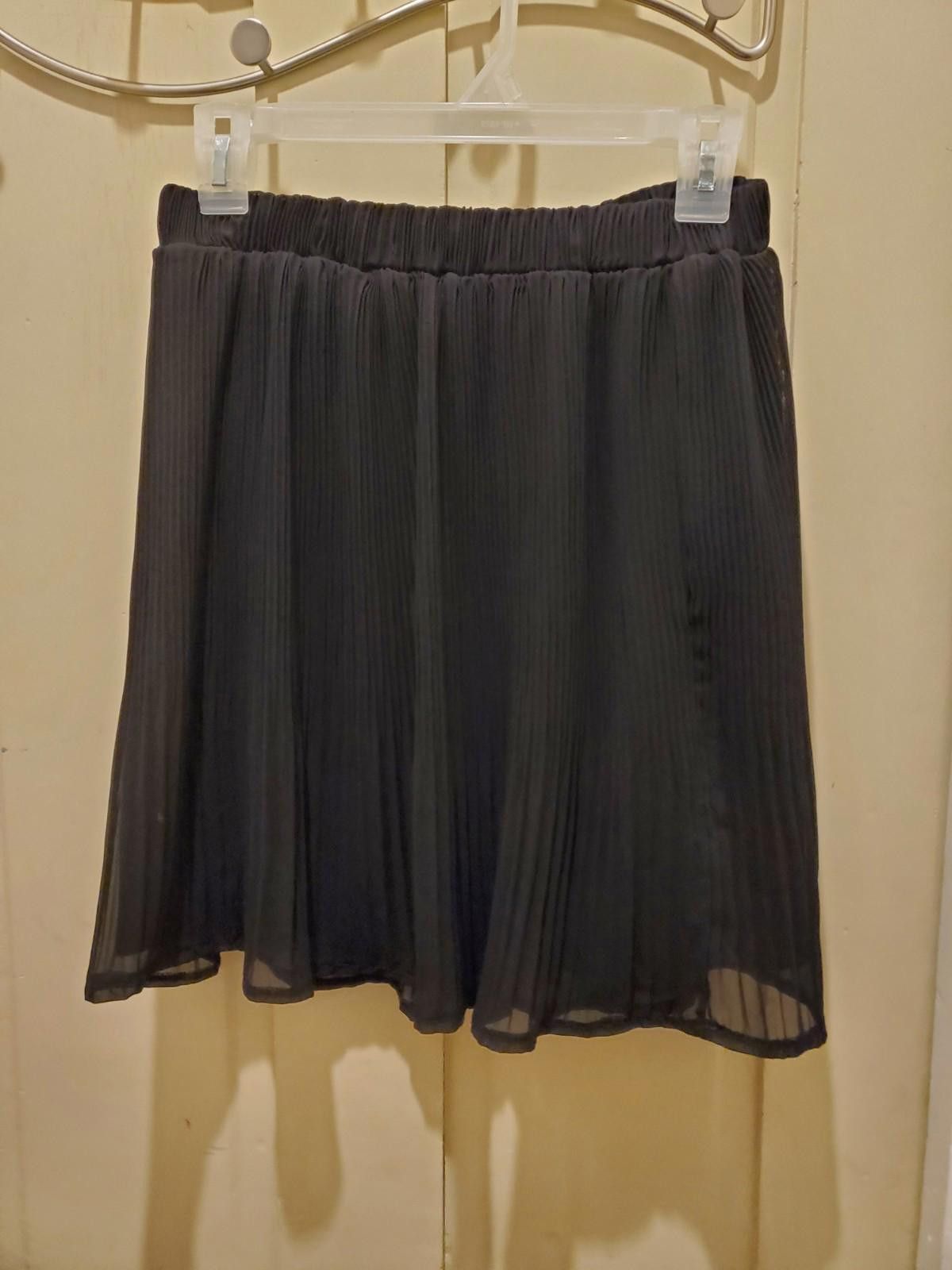 Designer Arma Life sheer dual layer SKIRT BLACK, US SIZE S wispy Size 28" / US 6 / IT 42 - 1 Thumbnail