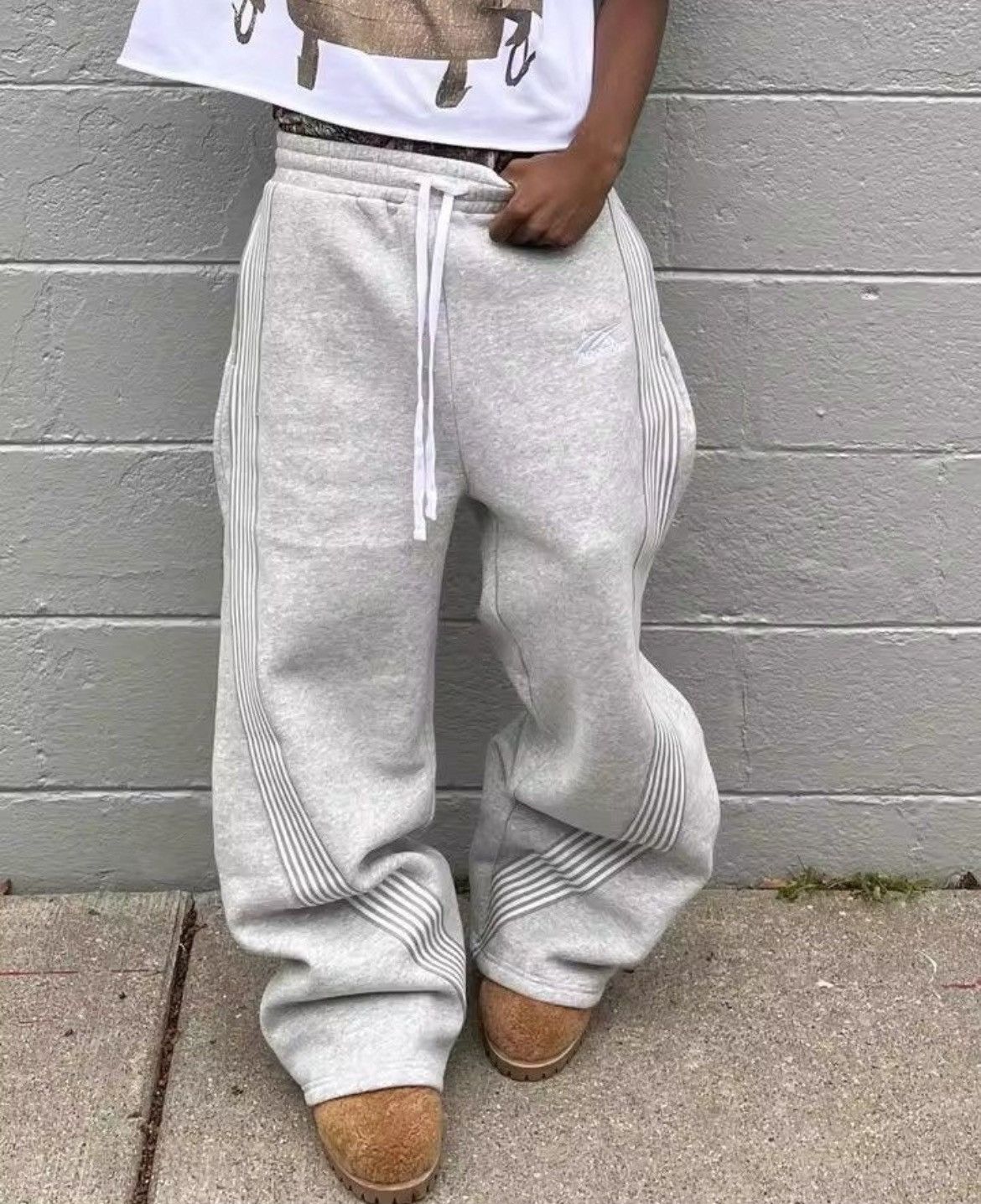 Japanese Brand × Other Pure Cotton Elastic Waist Baggy Sweatpants Size US 34 / EU 50 - 8 Thumbnail