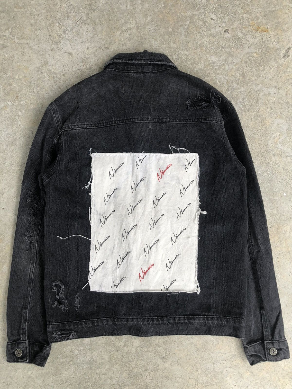 If Six Was Nine Japanese Nimes Patchwork Embroidered Denim Size US S / EU 44-46 / 1 - 2 Thumbnail