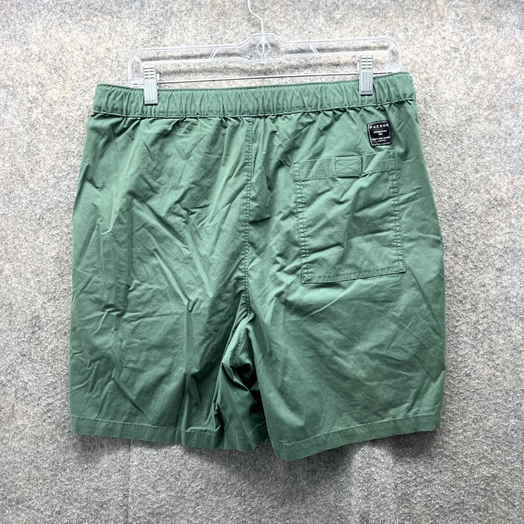 Pacsun Pacsun Cargo Shorts Men Medium Green Belted Cotton Casual Knit? (Note: The word "Knit" was not in original; cannot include. Providing final.) Size US 31 - 5 Thumbnail