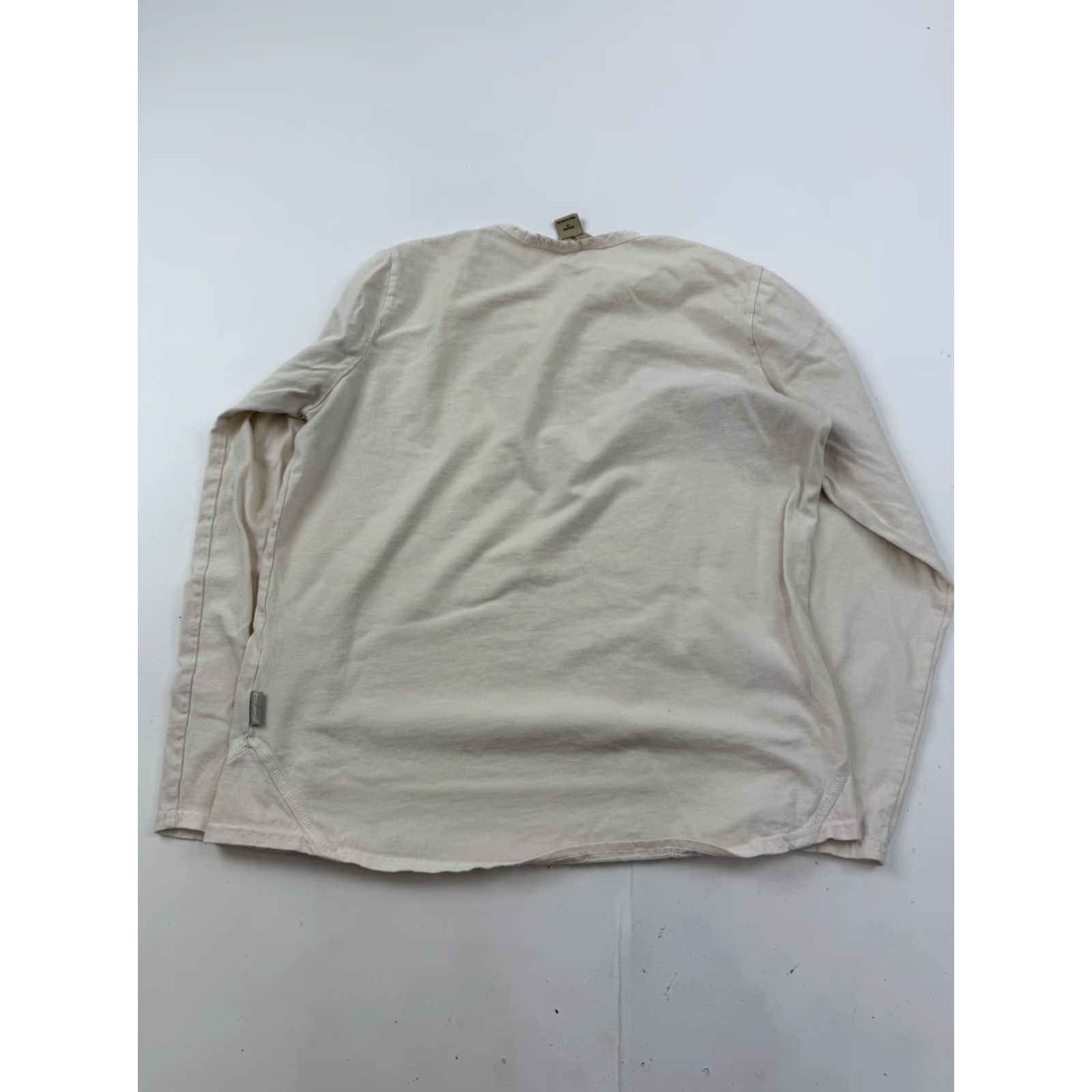 Vintage Woolrich Shirt Womens M White Henley Long Sleeve Embroidered Knit Top Size M / US 6-8 / IT 42-44 - 6 Thumbnail