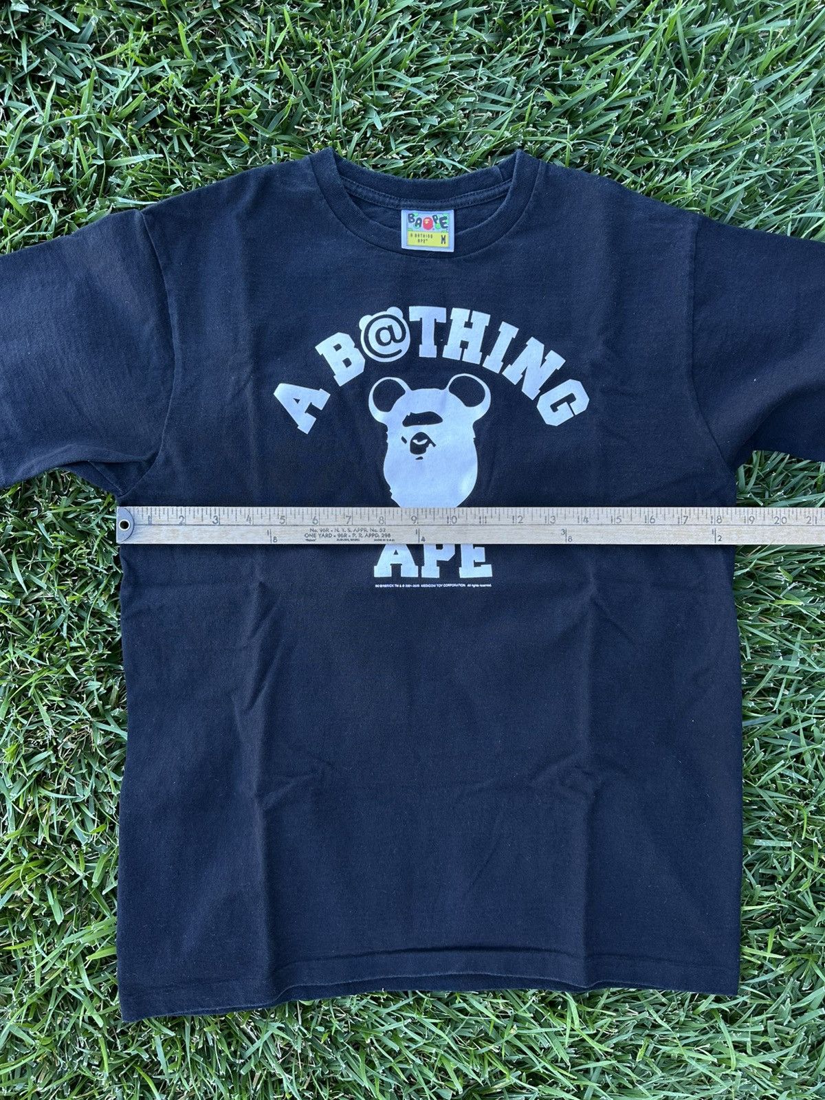 Bape × Medicom Toy Bape x Medicom Toy Be@r Brick College Bear T-Shirt Medium Size US M / EU 48-50 / 2 - 11 Thumbnail