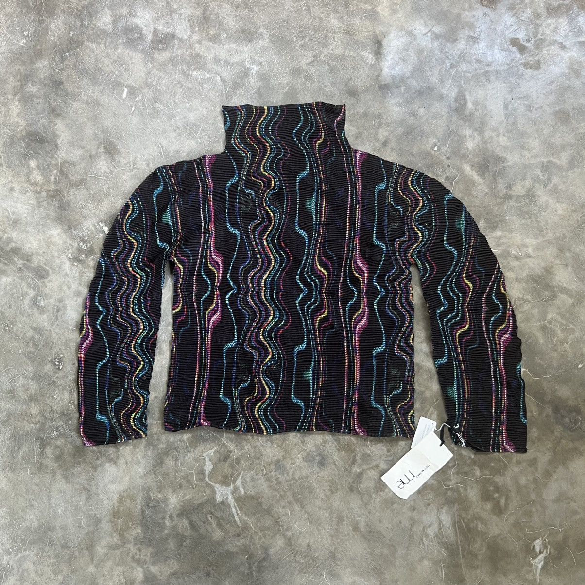 Pleats Please Issey Miyake Issey Miyake Me Pleats Turtle Neck LS Shirt Size M / US 6-8 / IT 42-44 - 1 Thumbnail