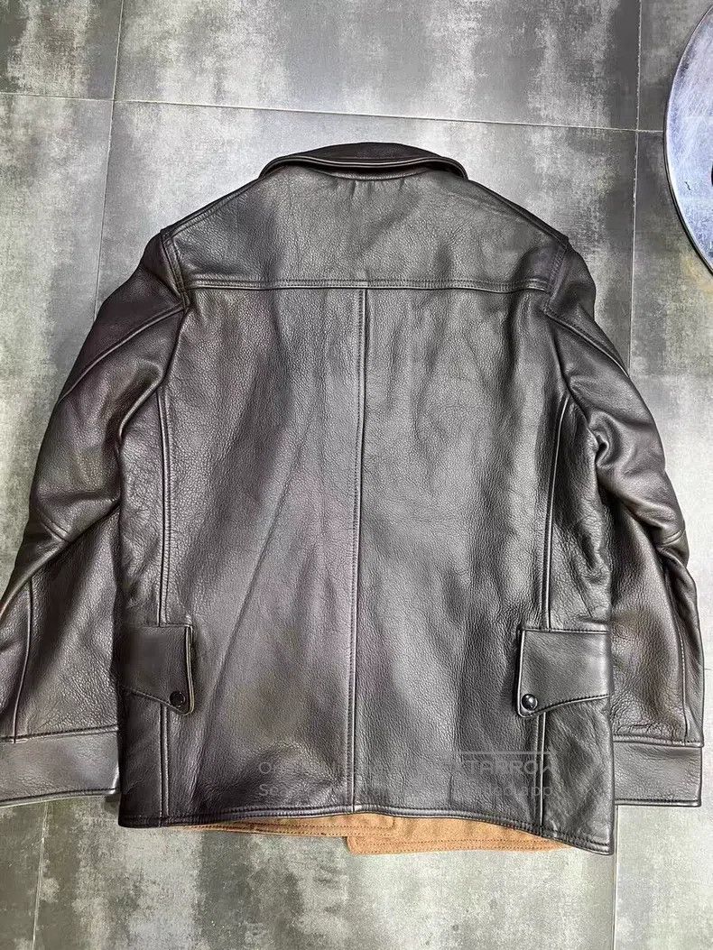 Other Heavy cowhide dispatcher leather jacket Size US M / EU 48-50 / 2 - 2 Thumbnail