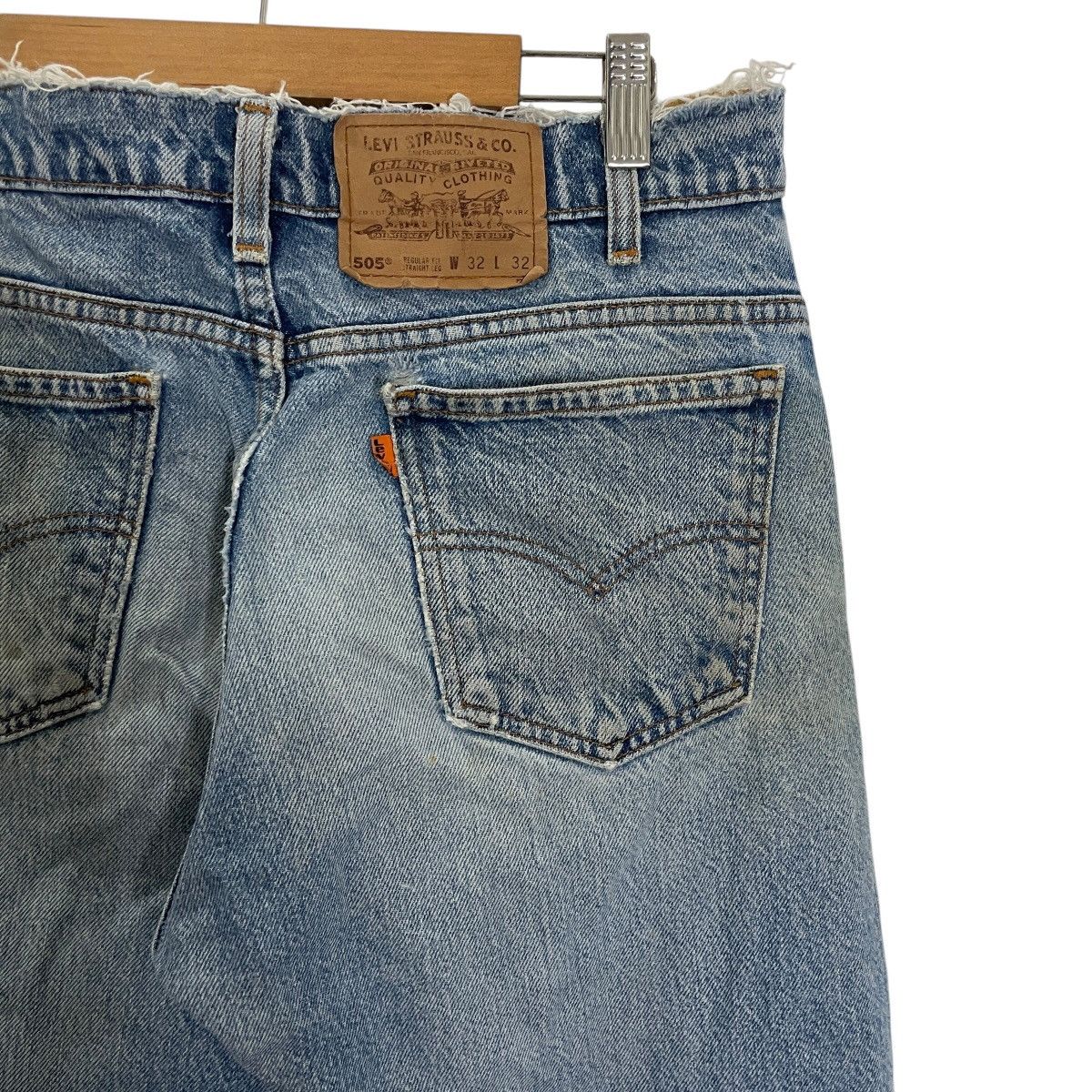 Levi's Vintage Levis 505 Distressed Denim Jeans Size US 31 - 11 Thumbnail