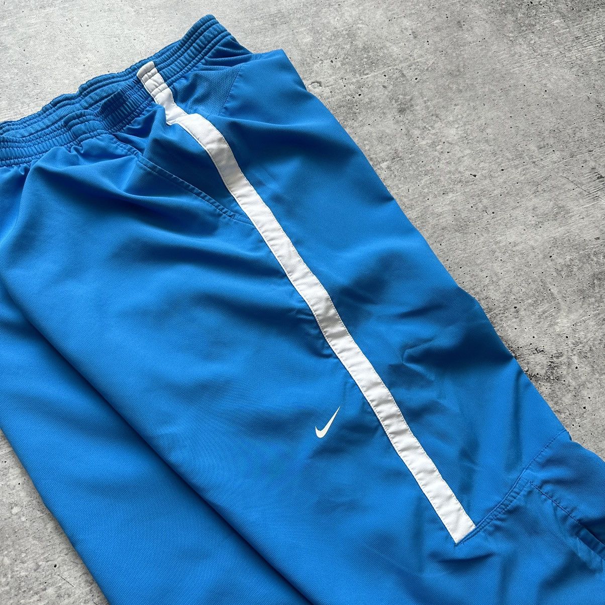 Vintage Nike Vintage Track Pants Y2K Drill Streetwear Swoosh Size US 34 / EU 50 - 2 Thumbnail