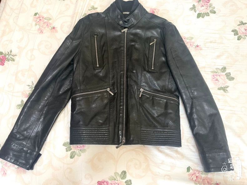 Versace Versace Men's casual jacket leather jacket Size US M / EU 48-50 / 2 - 1 Thumbnail