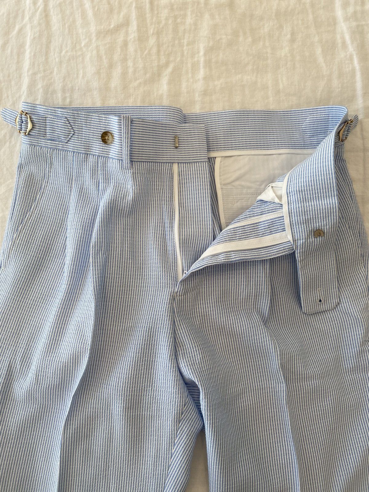 Other Beautifully Made Seersucker Pants Size US 32 / EU 48 - 4 Thumbnail