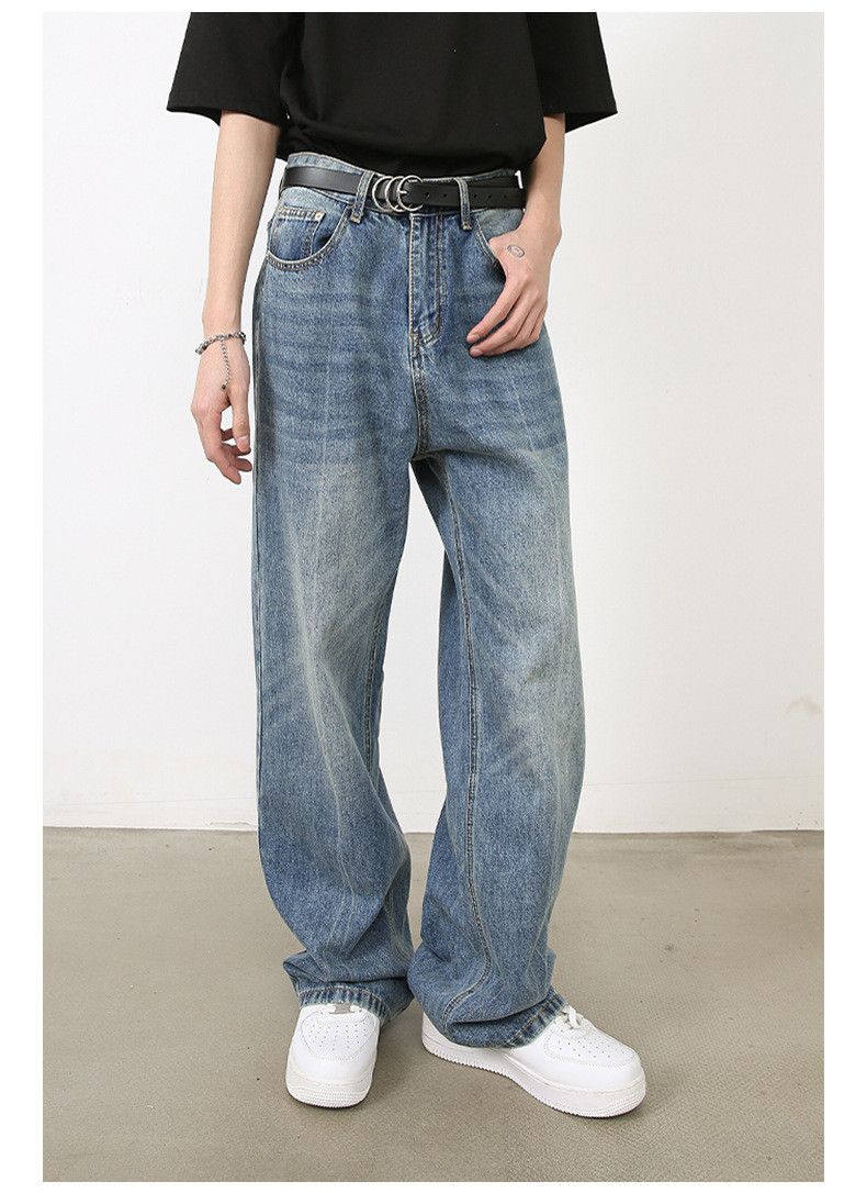Japanese Brand Washed vintage American straight casual jeans y2k Size US 34 / EU 50 - 2 Thumbnail