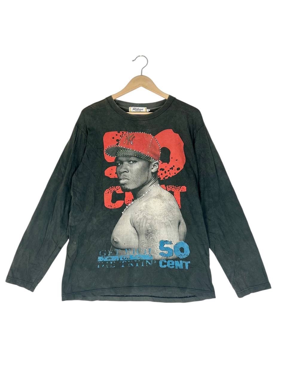 Rap Tees Vintage Y2K 50 Cent Get Rich Or Die Trying/ Raptees Hip Hop Size US L / EU 52-54 / 3 - 1 Thumbnail