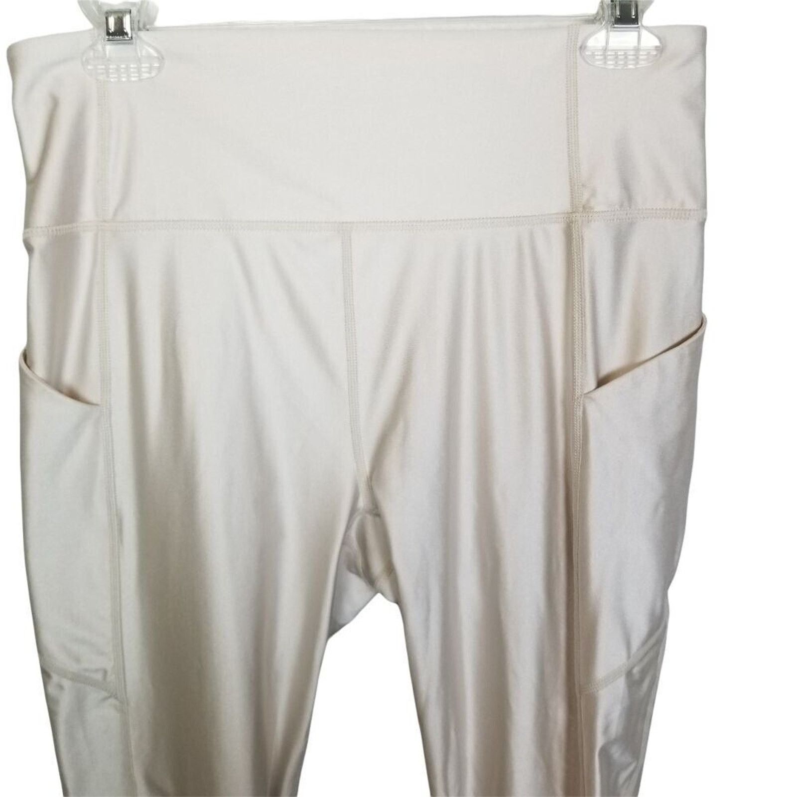Fabletics Fabletics Womens Oasis Crop Leggings High Waist Shiny Size M Size 29" - 3 Thumbnail