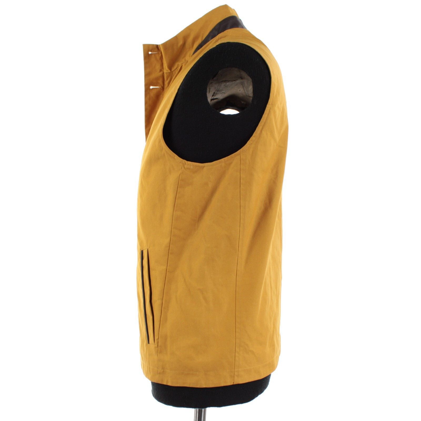 Luciano Barbera Luciano Barbera Vest Size M US In Yellow Cotton Size US M / EU 48-50 / 2 - 4 Thumbnail