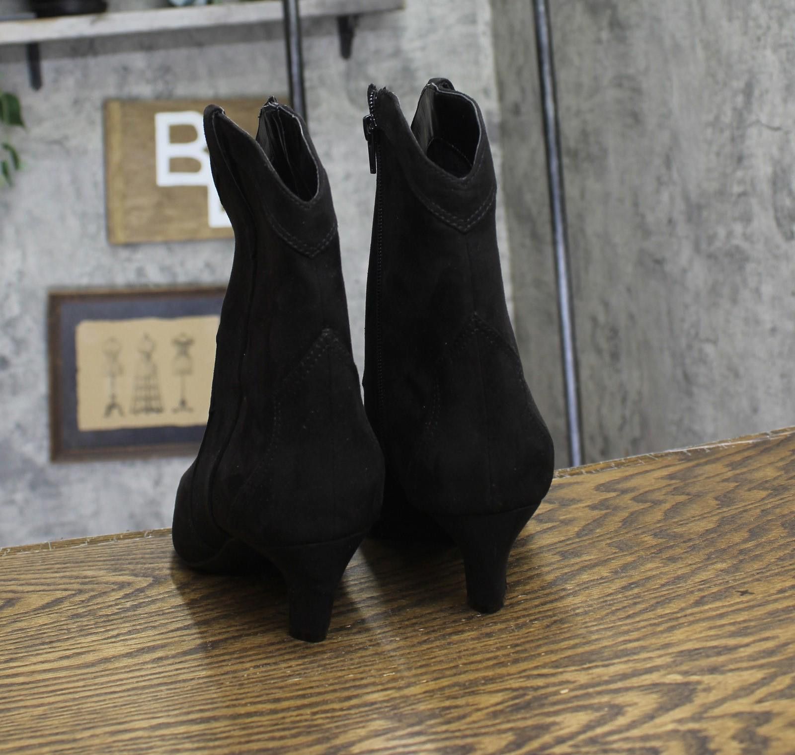 Other Inc International Concepts Booties Black Microsuede 10.5m Size US 10.5 / IT 40.5 - 4 Thumbnail