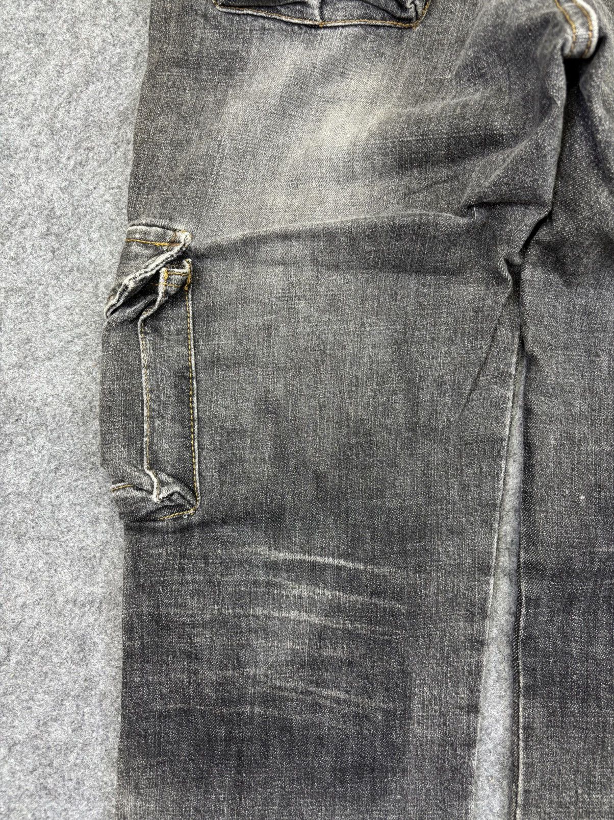 Japanese Brand 💥Multipockets💥GLOBAL WORK 3D 8 Pockets Cargo Jeans F989 Size US 31 - 11 Thumbnail