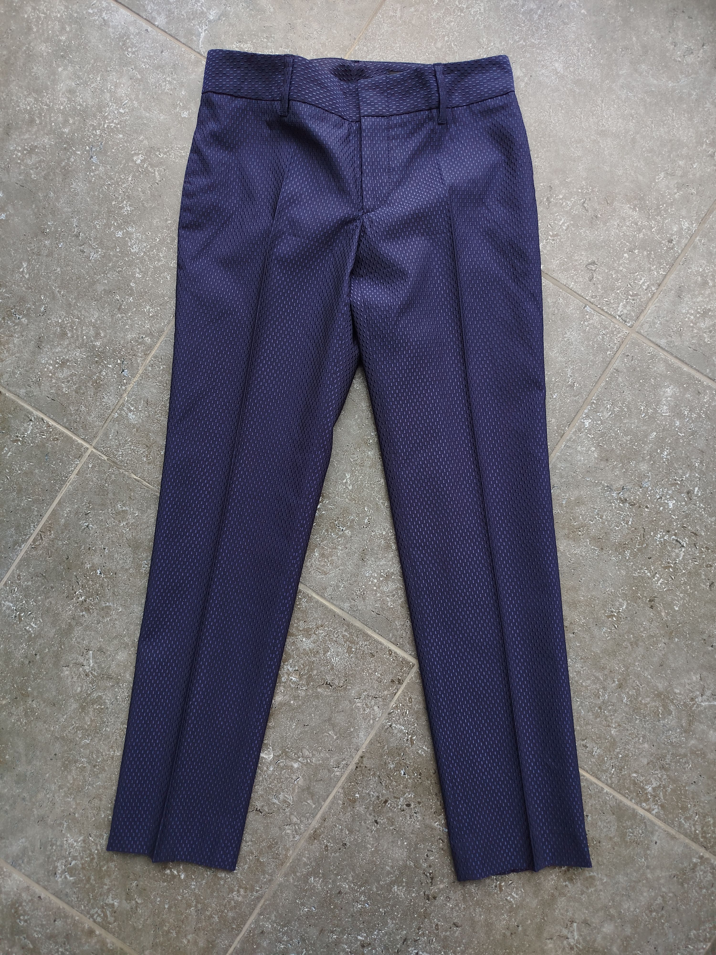 Gucci Gucci Dress Pants Jacquard Pockets Wool Silk Blend 2009 Size 26" / US 2 / IT 38 - 4 Thumbnail
