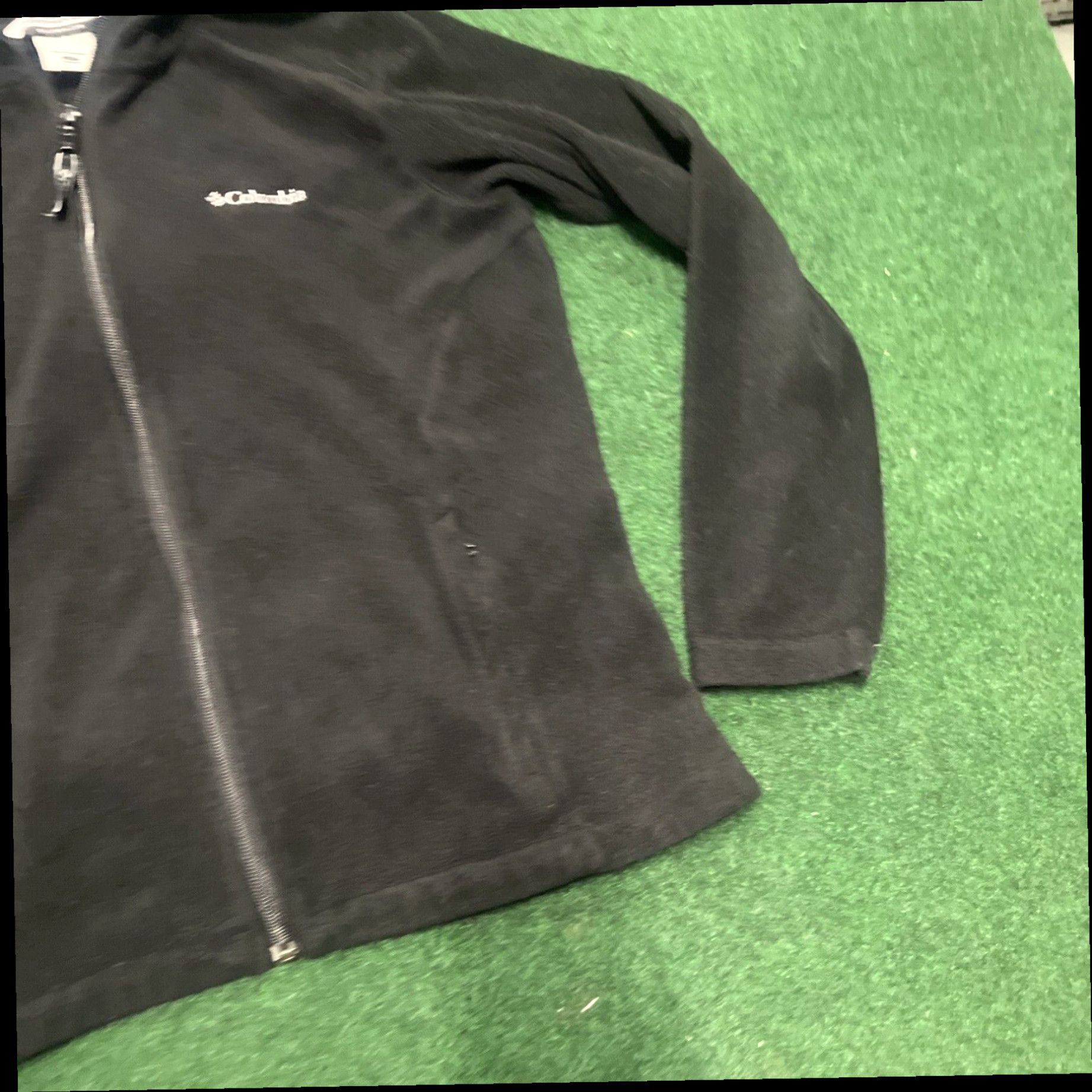 Vintage Columbia Hoodie Womens Large Black Hooded Zip Up Outdoor Casual Sweatshirt Fleec Size L / US 10 / IT 46 - 3 Thumbnail