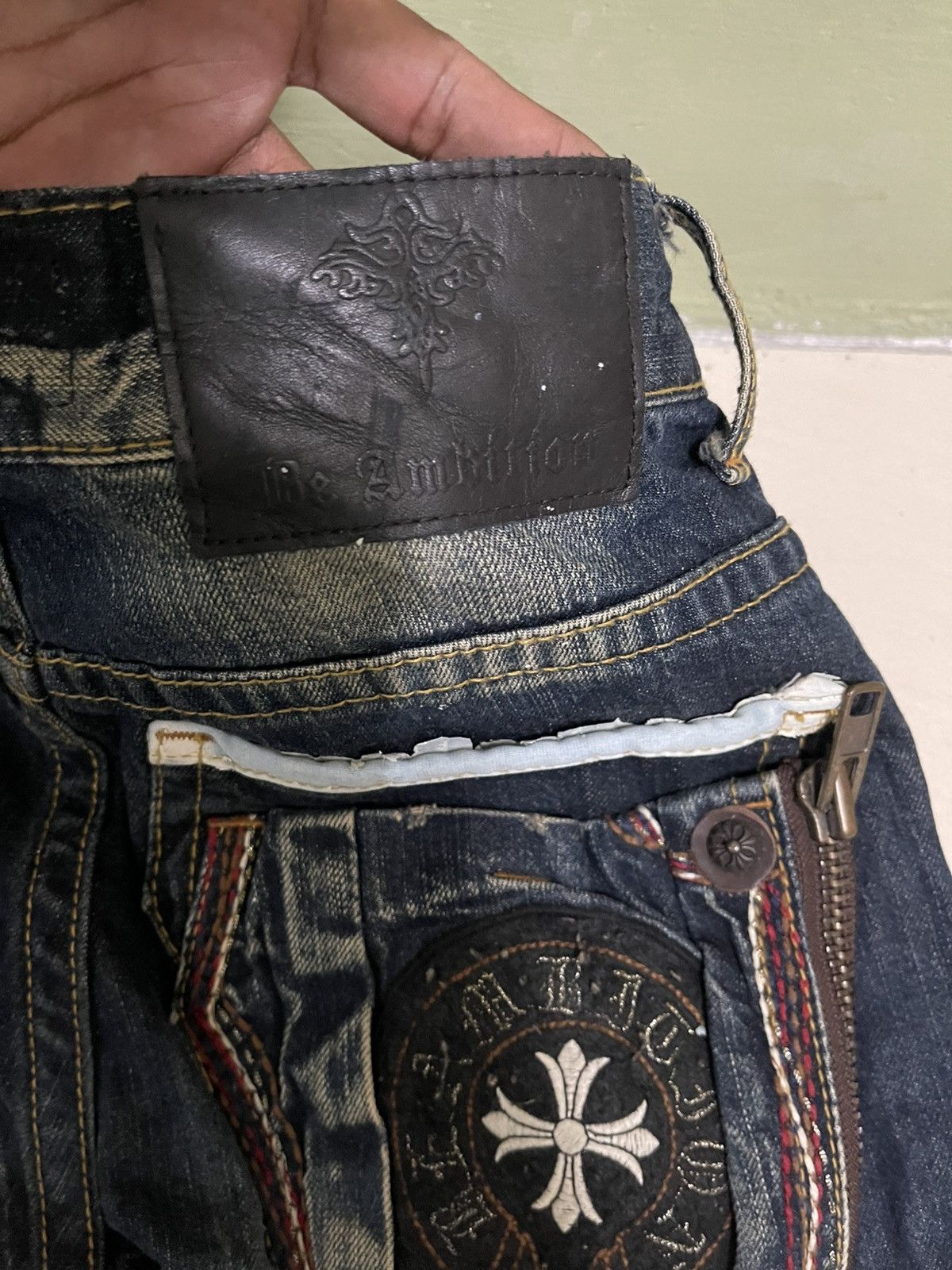 Japanese Brand Be Ambition skull edition Size US 30 / EU 46 - 10 Thumbnail