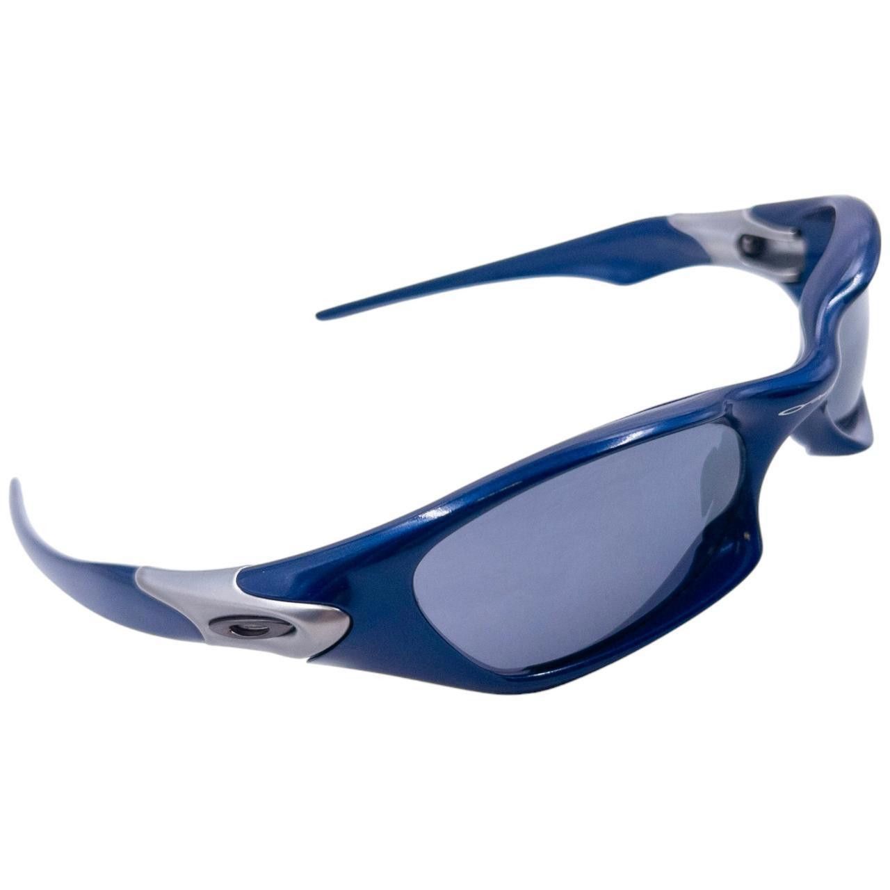 Oakley Vintage Oakley Valve Blue - FMJ+ / Black Iridium Sunglasses Size ONE SIZE - 5 Thumbnail