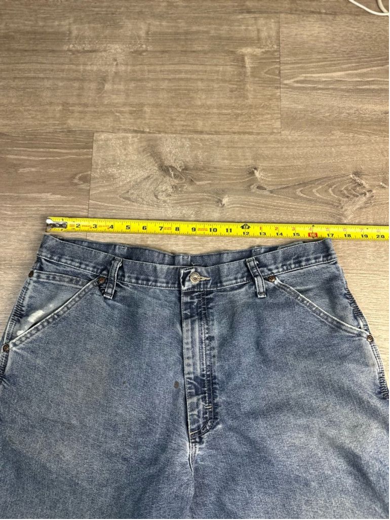 Wrangler Men's Wrangler Carpenter Denim Shorts Size 36 Blue Size US 36 / EU 52 - 3 Thumbnail