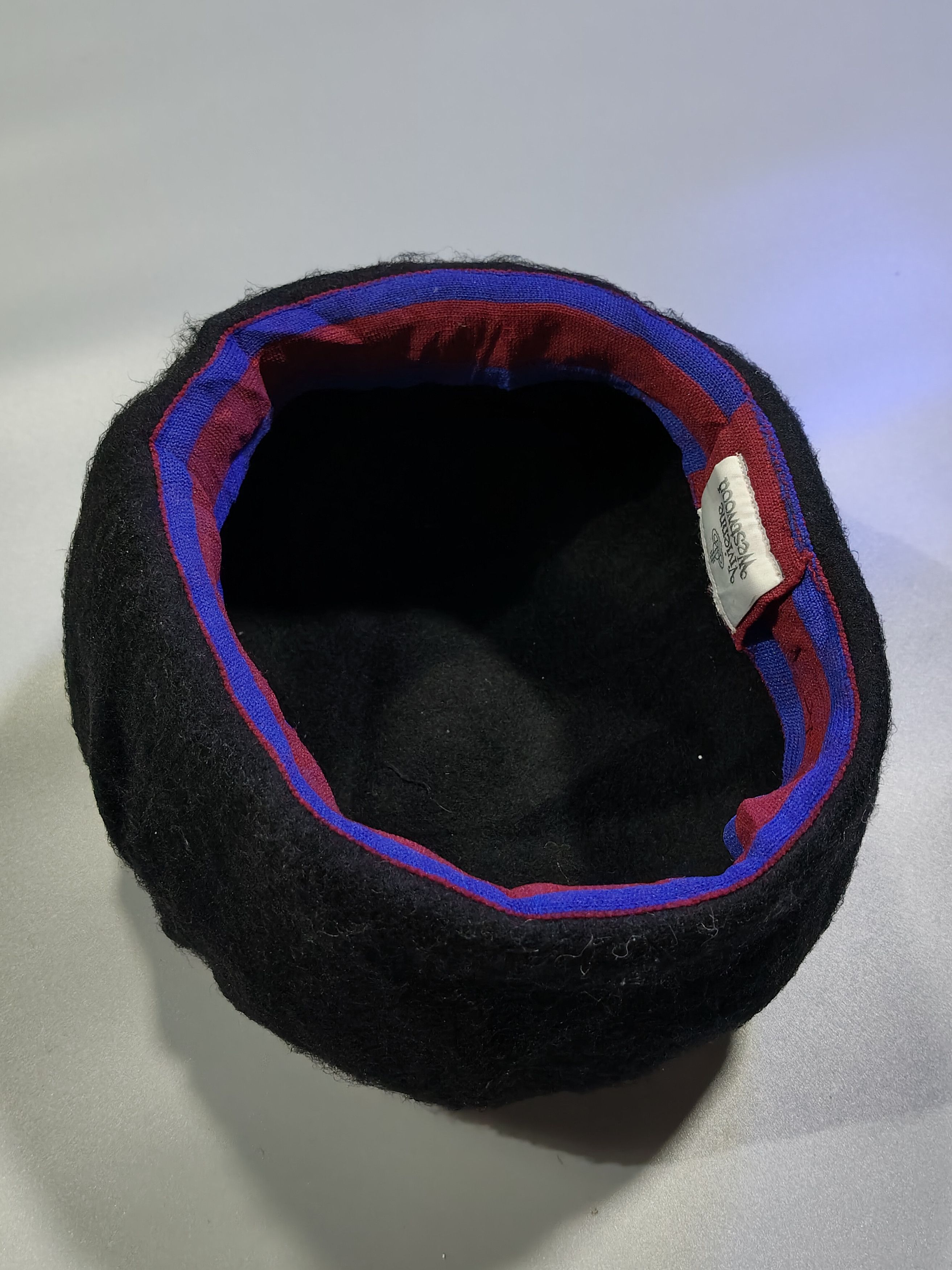 💥 wool Vivienne Westwood beret hat.
