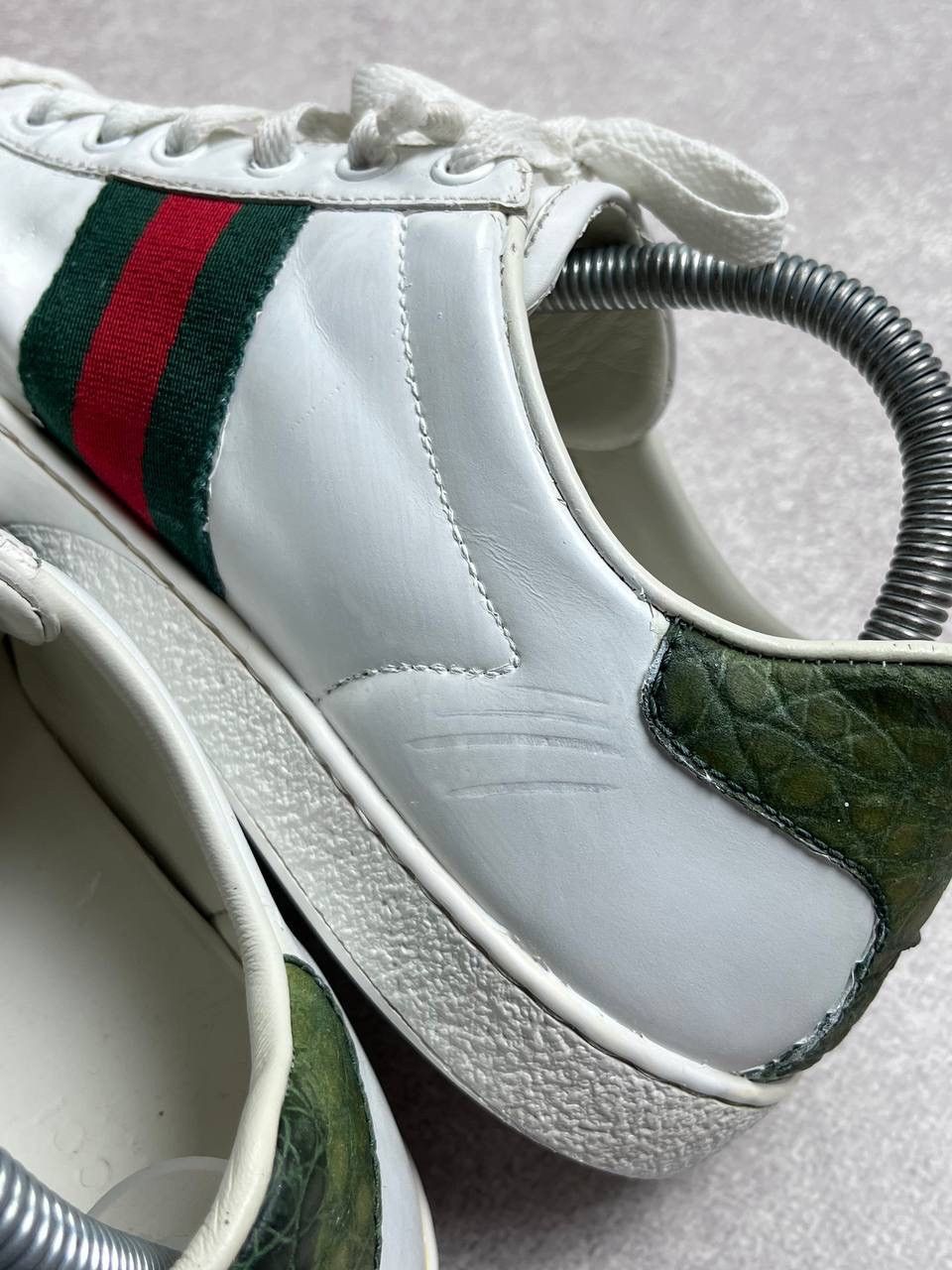 Gucci × Vintage Vintage Gucci GG Ace Low Leather Sneakers Y2K 38 Size US 5.5 / EU 38 - 9 Thumbnail