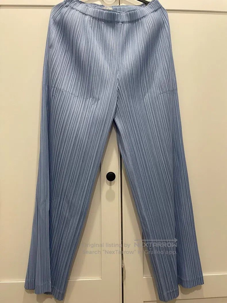 Issey Miyake Issey Miyake Sky Blue Pants Size 26" / US 2 / IT 38 - 3 Thumbnail