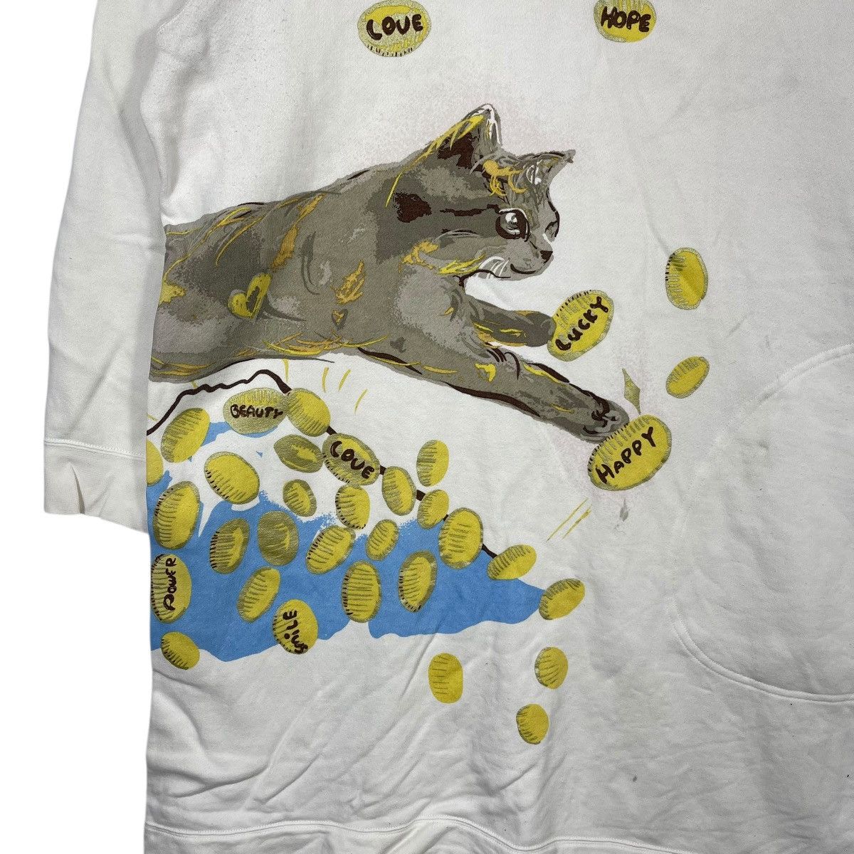 Tsumori Chisato Tsumori Chisato ISSEY MIYAKE Room Cat Graphic Sweatshirt Size M / US 6-8 / IT 42-44 - 5 Thumbnail