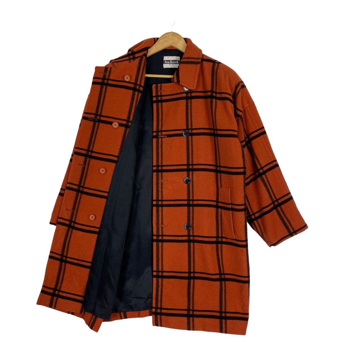 Japanese Brand Anne Klein Wool Long Coat Jacket Size US M / EU 48-50 / 2 - 9 Thumbnail