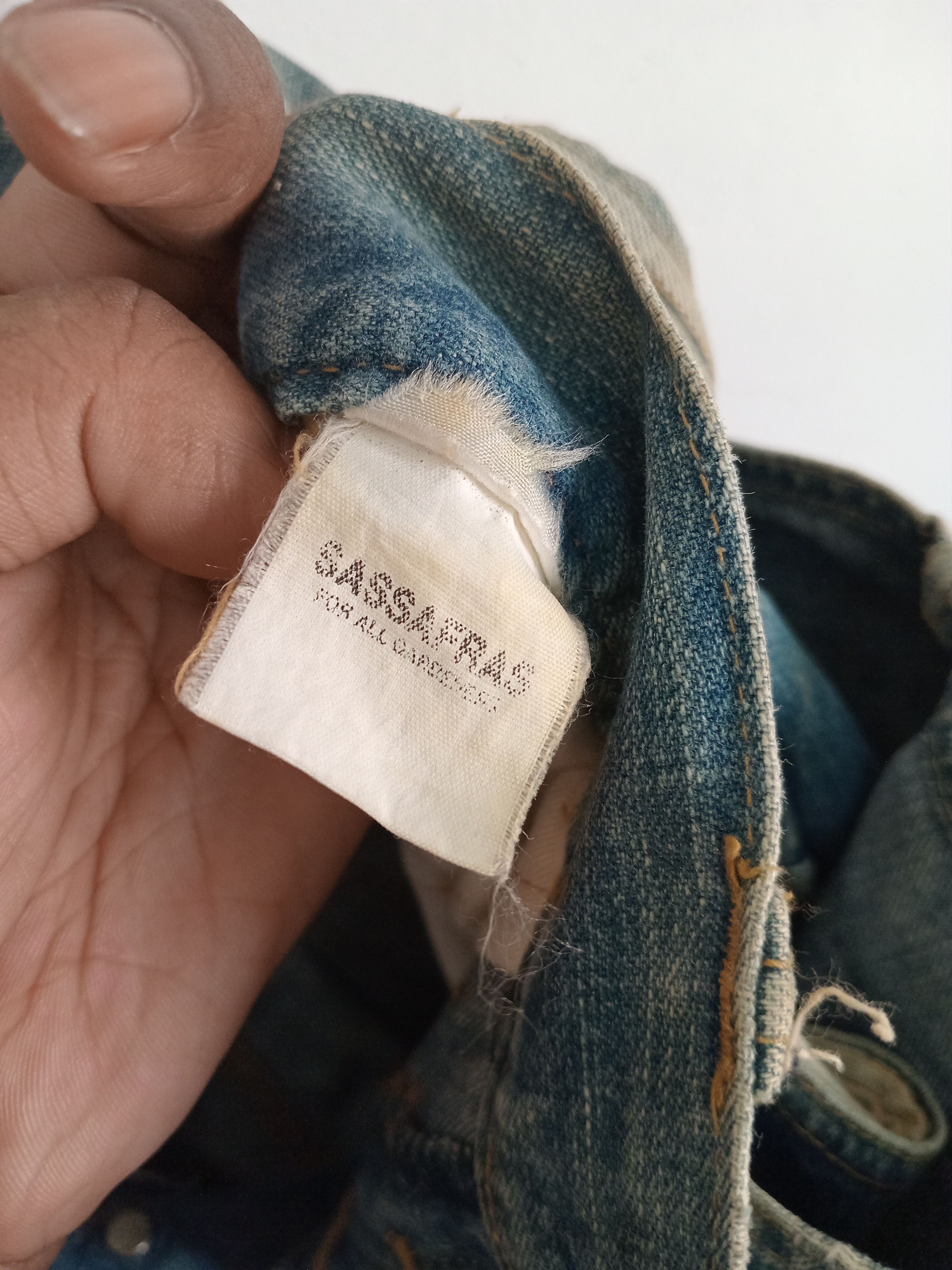 Sassafras Sassafras For All Gardener Denim Jean Size US 37 - 8 Thumbnail
