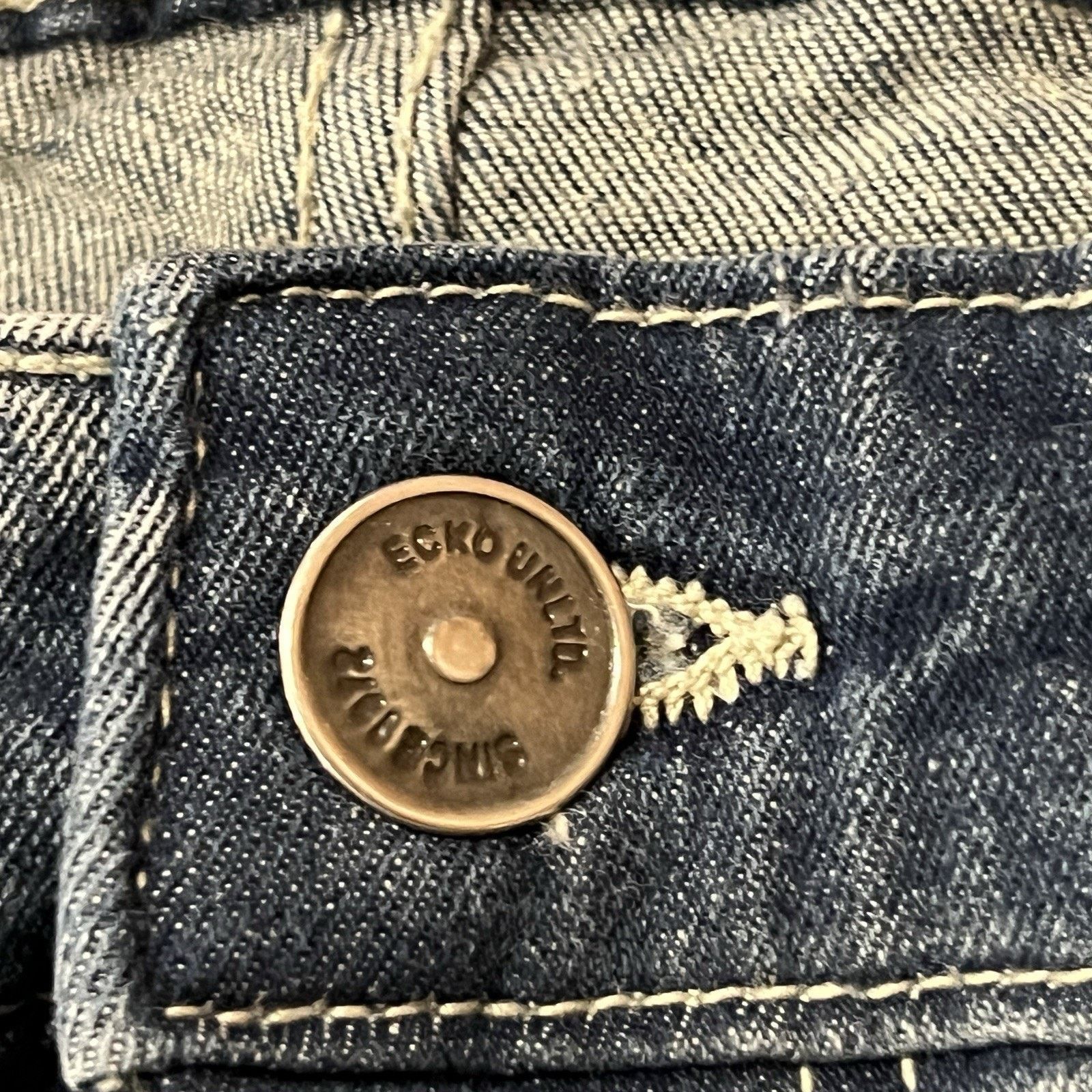 Ecko Unltd. VTG Ecko Unltd Jeans Mens 36x28 Blue Straight Baggy Denim Size US 36 / EU 52 - 9 Thumbnail
