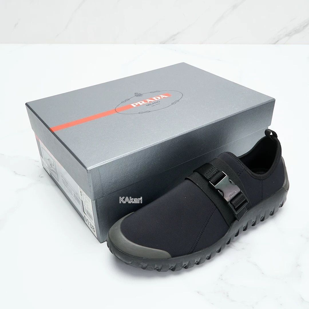 Prada Prada Men's Logo Buckle Casual Shoes Size US 9 / EU 42 - 9 Thumbnail
