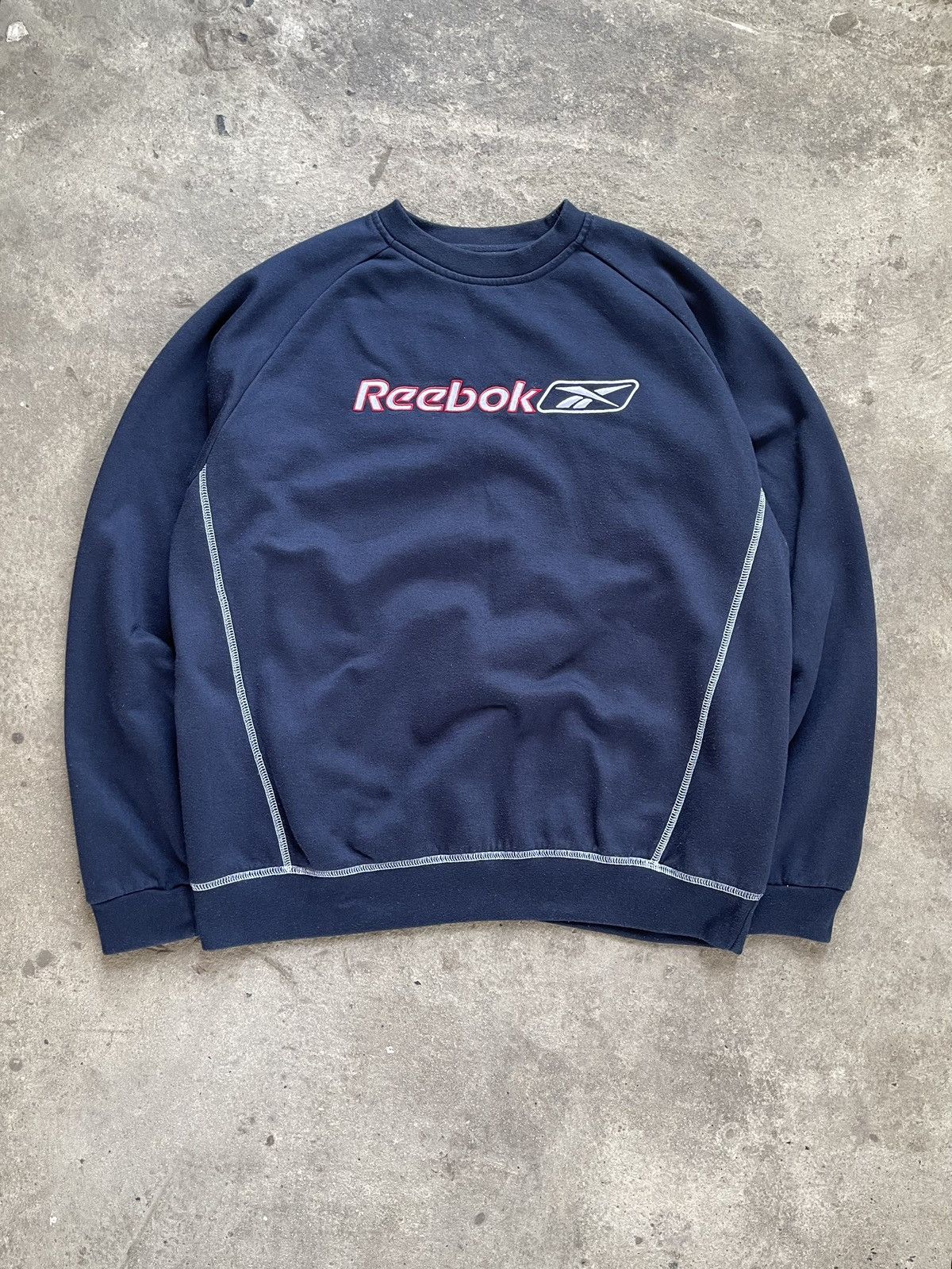 Reebok 90s Reebok Baggy Y2k Retro Style Outdoor Gorpcore Sweatshirt Size US S / EU 44-46 / 1 - 1 Thumbnail