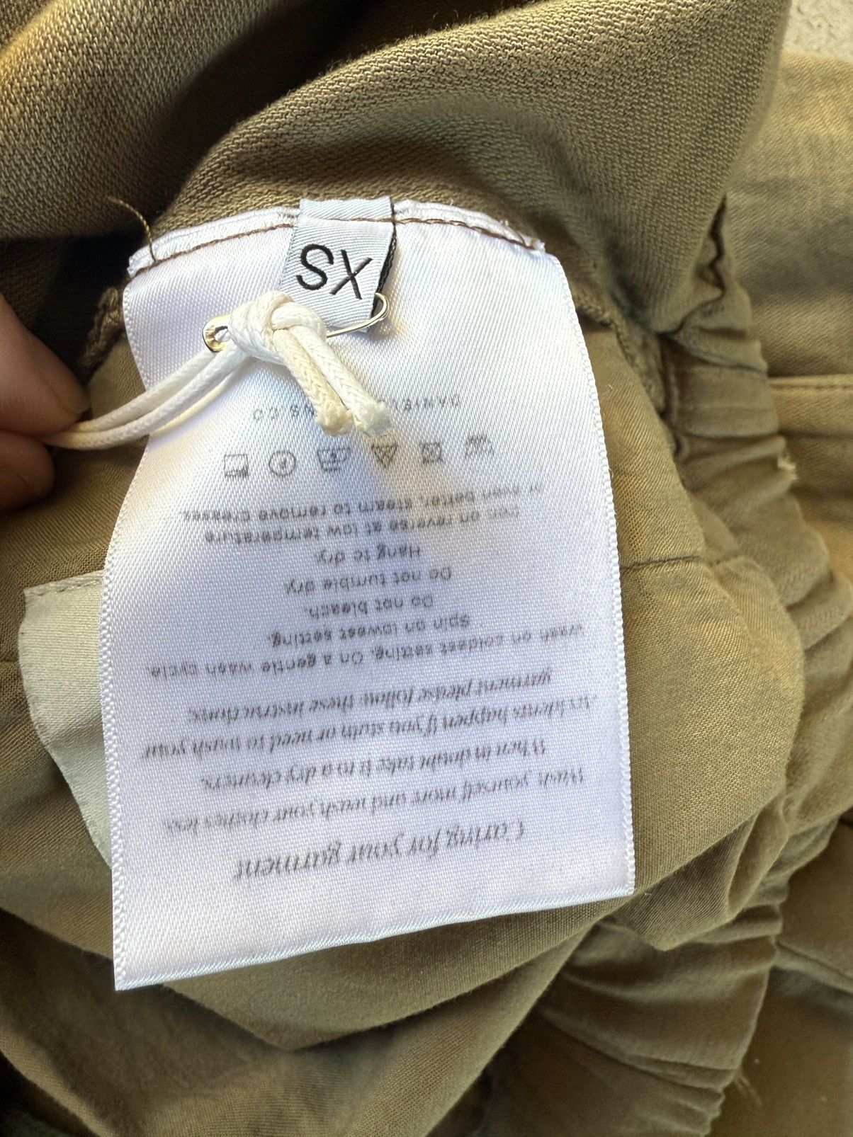 Daniel Simmons Lightweight cargo pants - painted moss green - XS regular Size US 30 / EU 46 - 7 Thumbnail