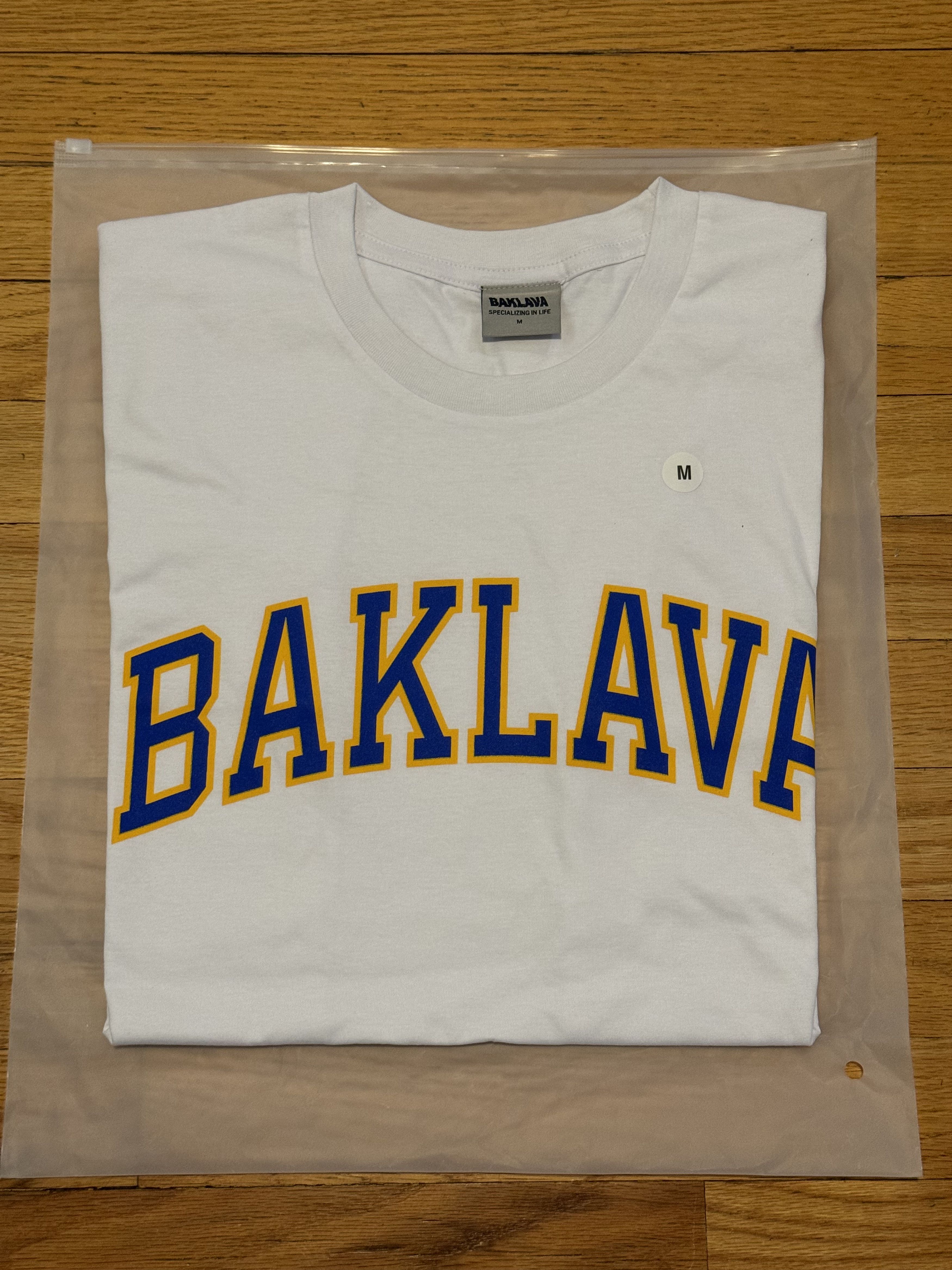 Action Bronson Blue Chips University "BAKLAVA" White Tee - BCU Capsule M Size US M / EU 48-50 / 2 - 10 Thumbnail