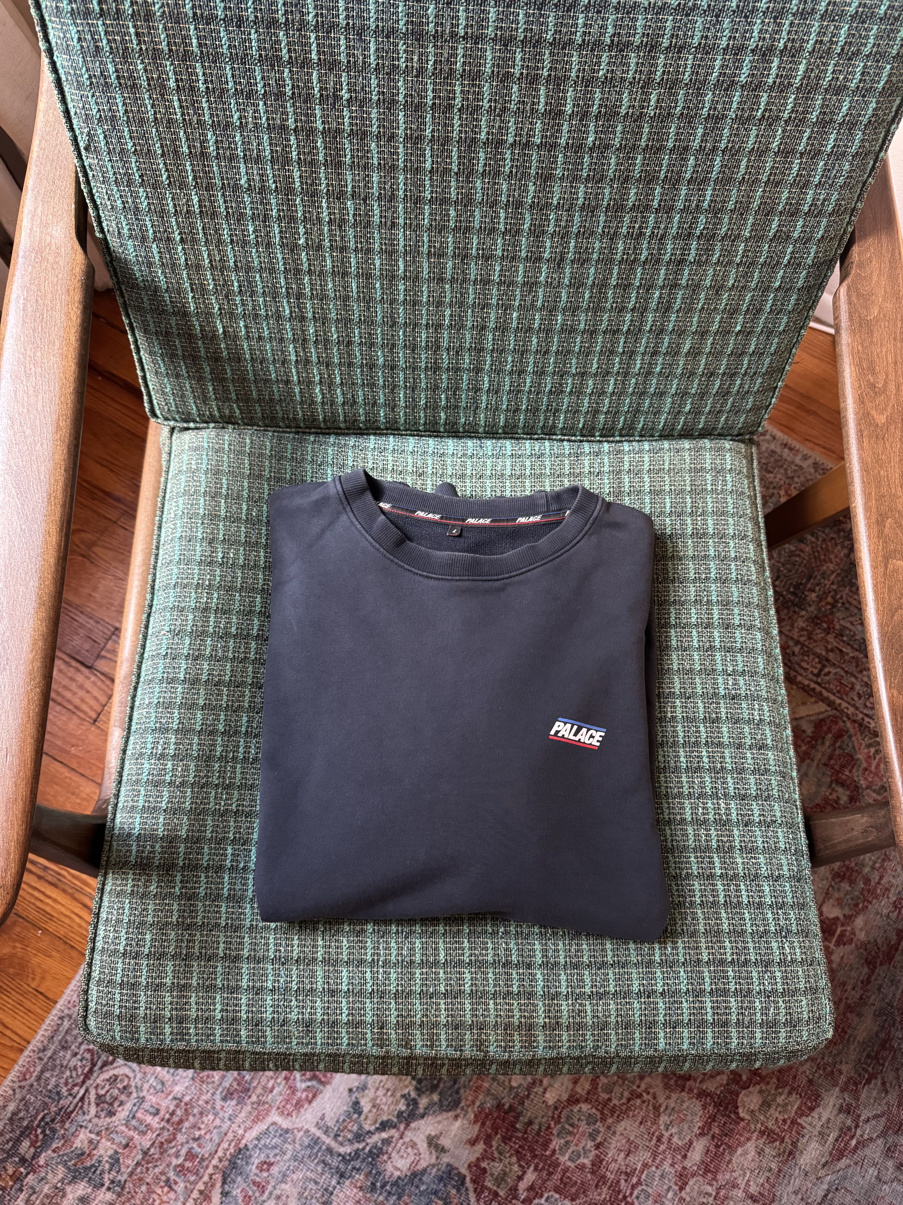 Palace PALACE 'BASICALLY A CREW' NAVY - SIZE LARGE Size US L / EU 52-54 / 3 - 1 Thumbnail