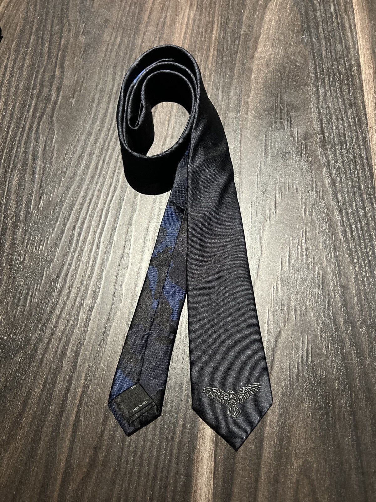 Valentino (Pair selling) VALENTINO Camo Print Eagle Tie Size ONE SIZE - 2 Thumbnail