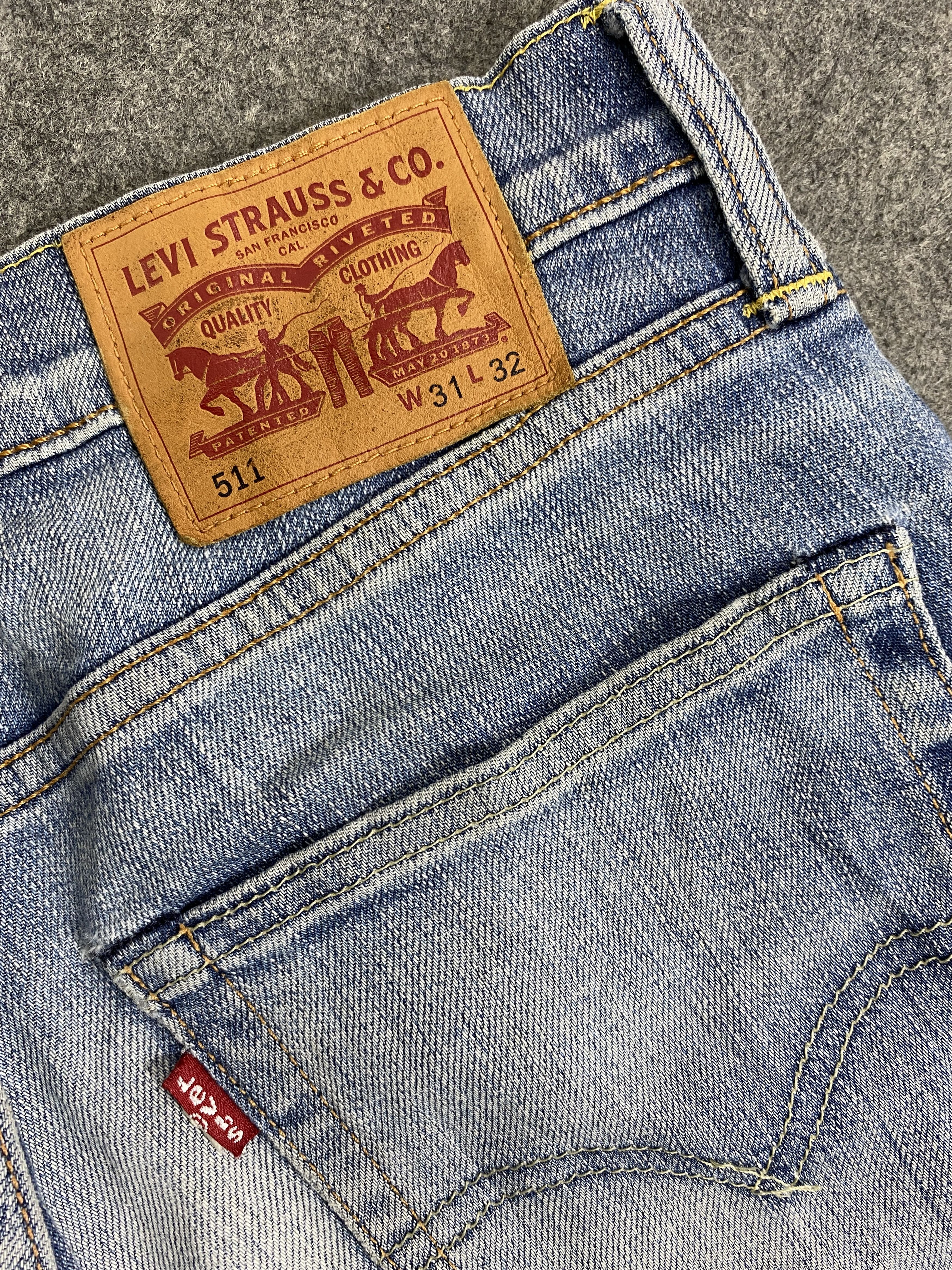 Levi's Light Blue Wash Vintage Levi's 511 31x32 Denim -JN2148 Size US 31 - 10 Thumbnail