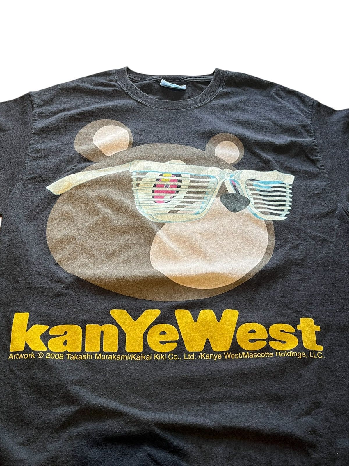 Rear Kanye West Glow In The Dark deals Tour Shirt 2008